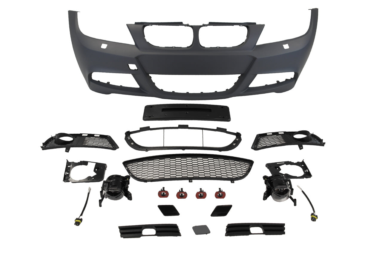 Innovative Motorsports 06-11 BMW E90/E91 M-SPORT Style Front Bumper W/ Fog Lamps