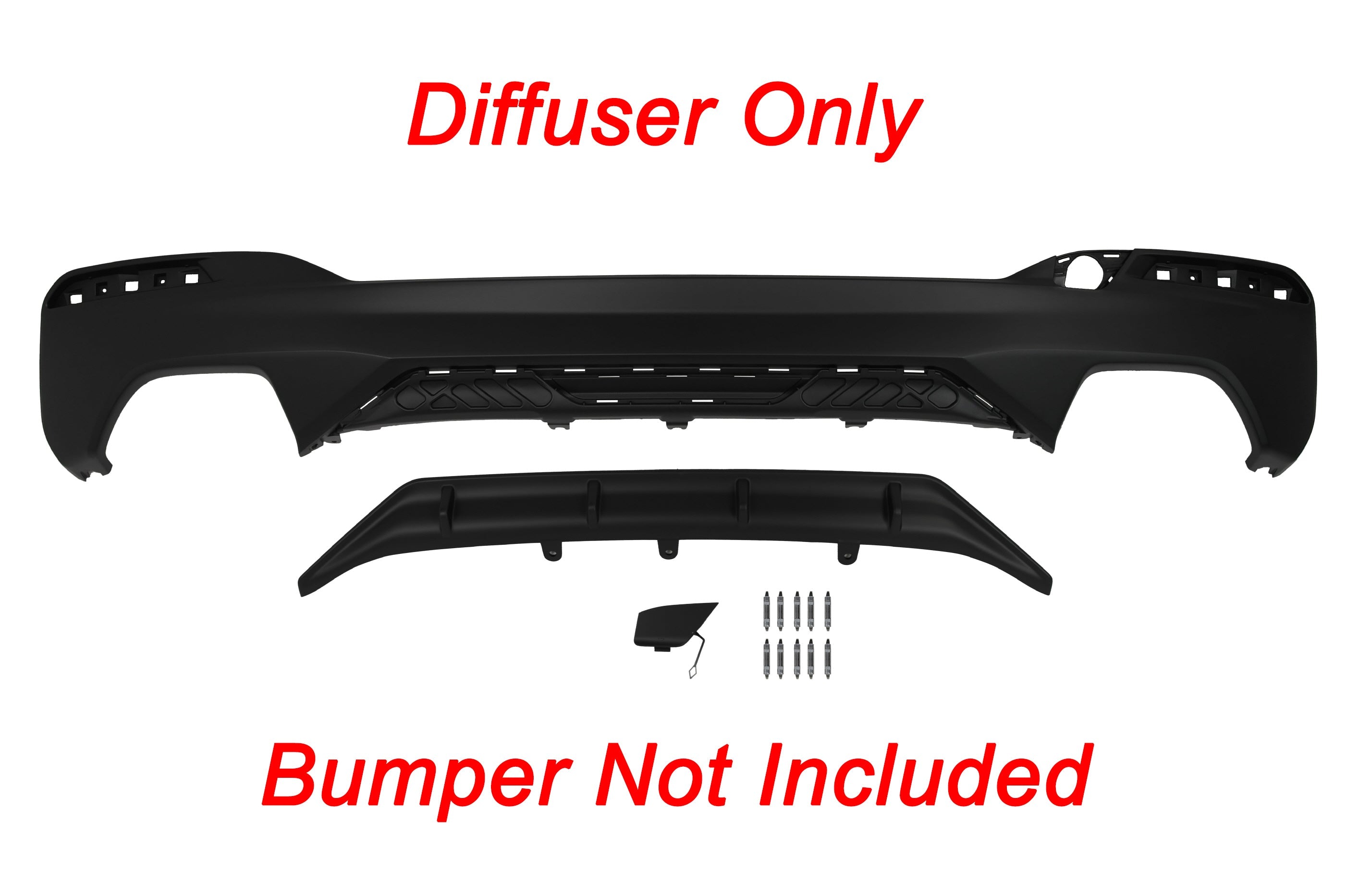 Innovative Motorsports 2017-2020 BMW G30 PRE-LCI M-Performance Style Rear Diffuser Only