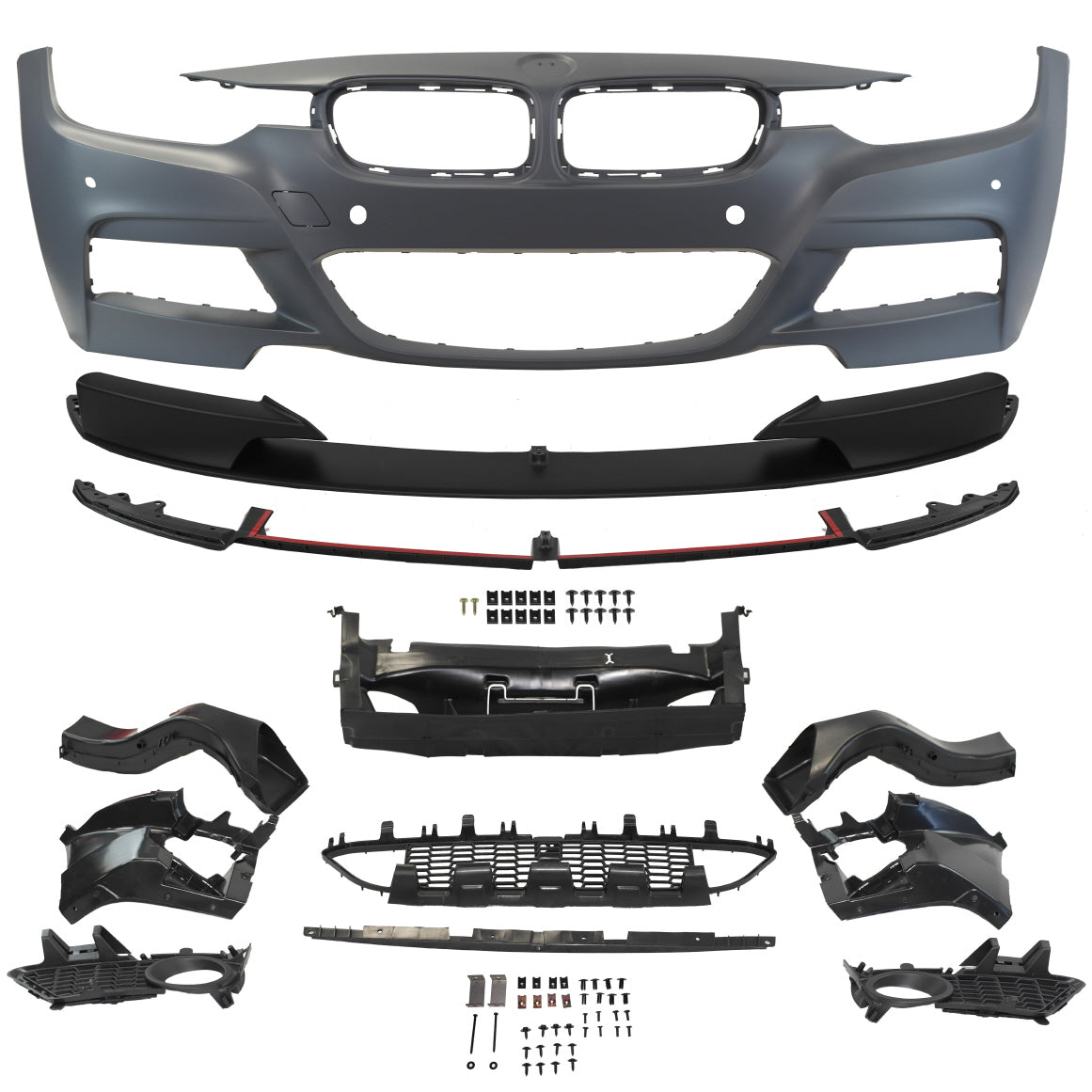 Innovative Motorsports 2012-2018 BMW F30 Performance Style Front Bumper W/ Fog Lamps