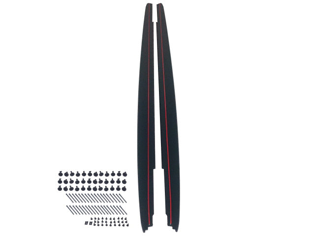 Extensión de faldón lateral estilo MP para BMW G30 2017-2023 con calcomanía de Innovative Motorsports