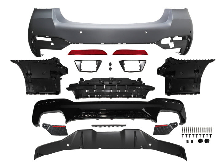 Parachoques trasero con cubiertas PDC para BMW G30 LCI 2021-2023 de Innovative Motorsports