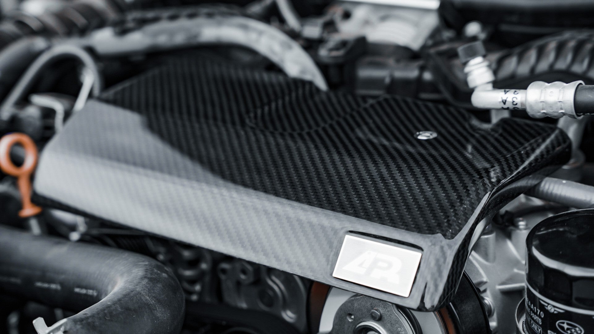 APR Carbon Fiber Alternator Cover (2022-2023 Subaru WRX)