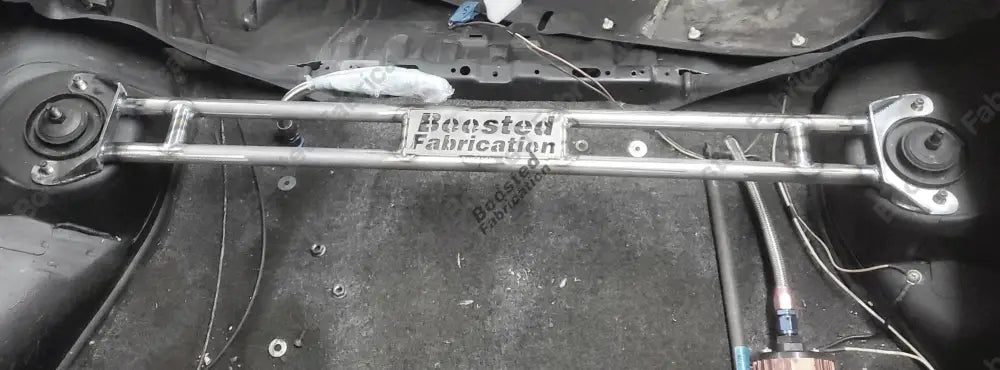 Boosted Fabrication 1G DSM AWD Rear Strut Bar Solid