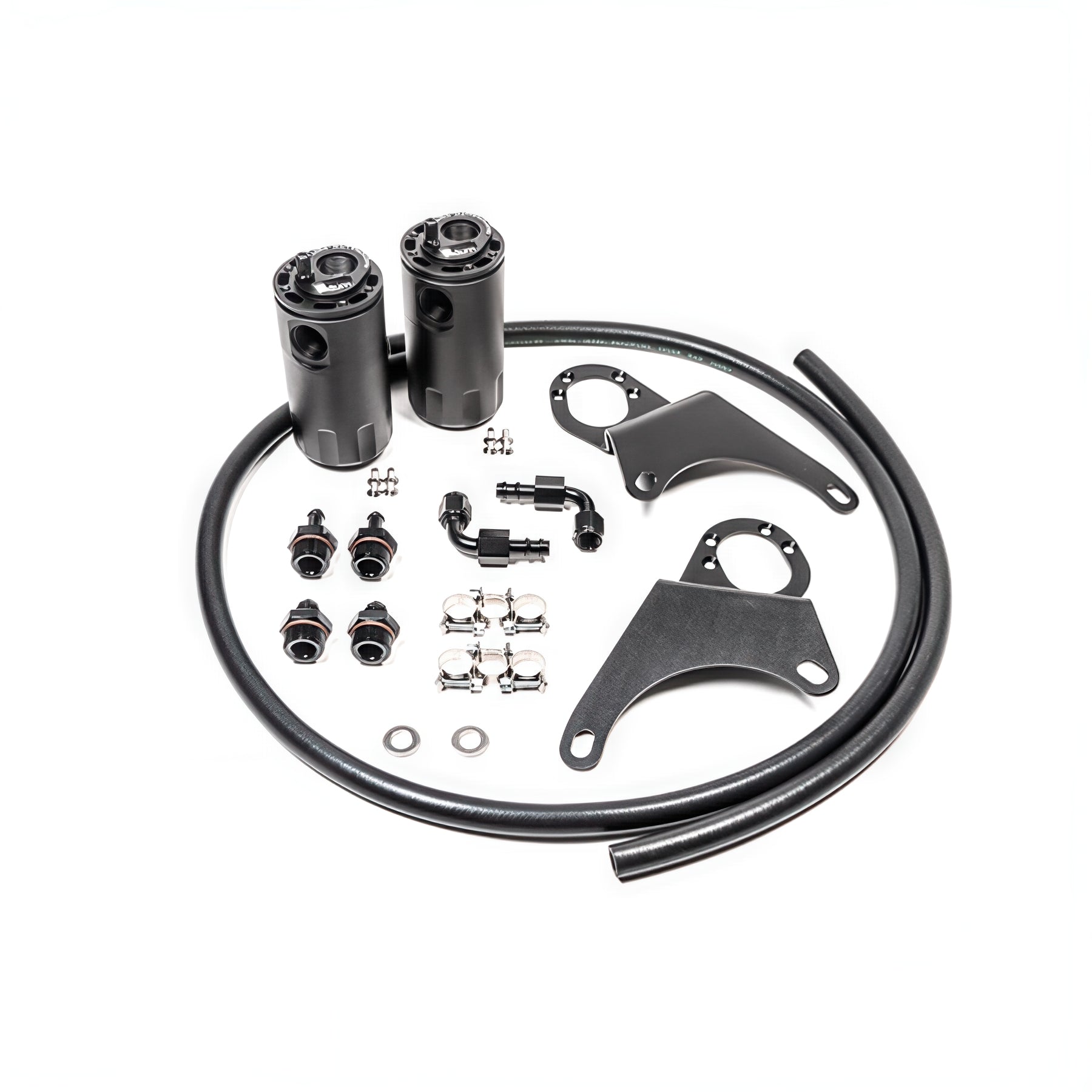 Radium Engineering Oil Catch Can Kit (Evo 7/8/9) (RAD20-0116-FL)