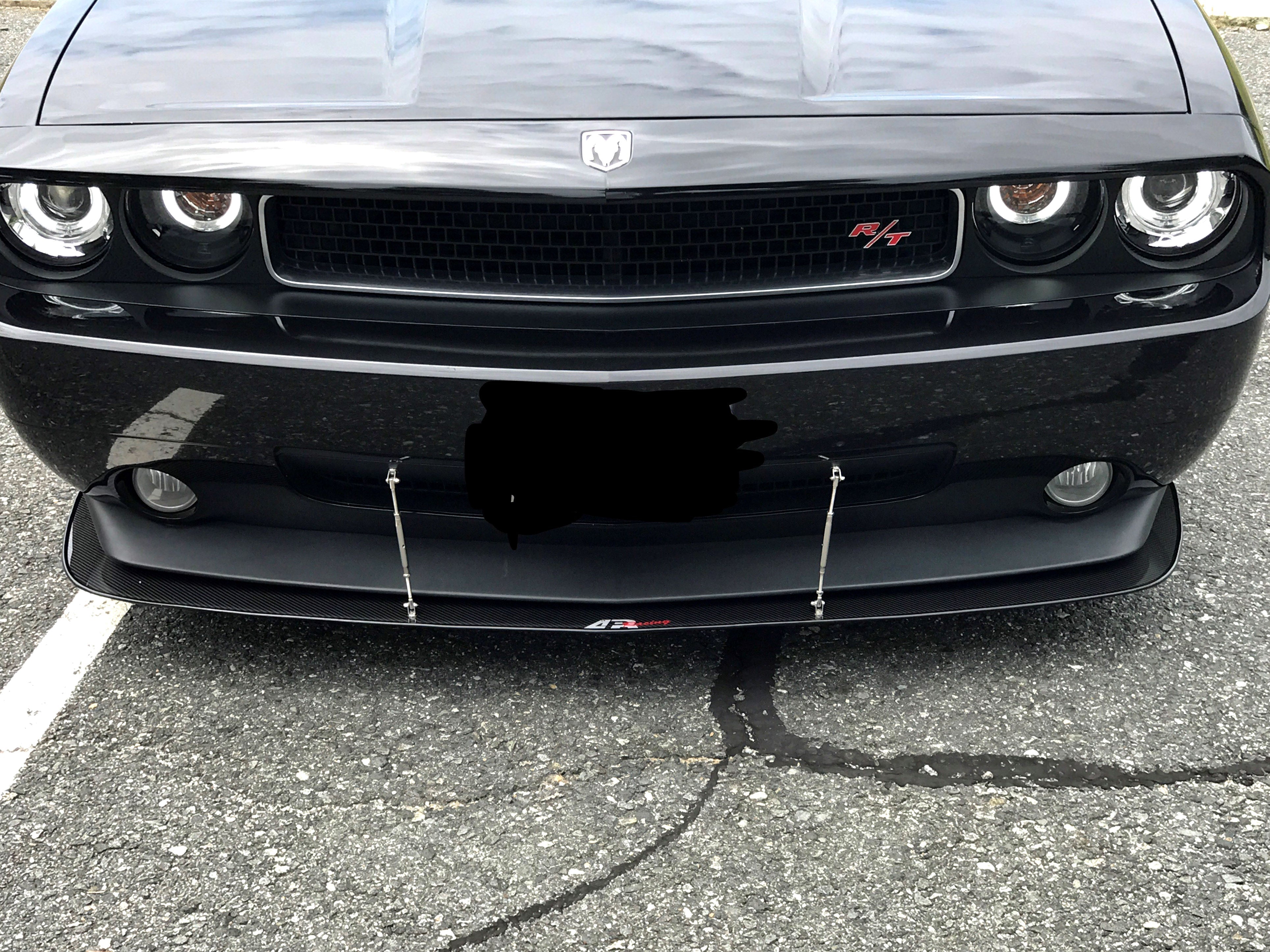 Divisor de viento delantero de fibra de carbono APR (Dodge Challenger RT/SXT 2008-2010)