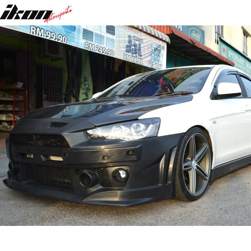 2008-2015 Mitsubishi Lancer FQ FQ440 Front Bumper Cover Conversion PP