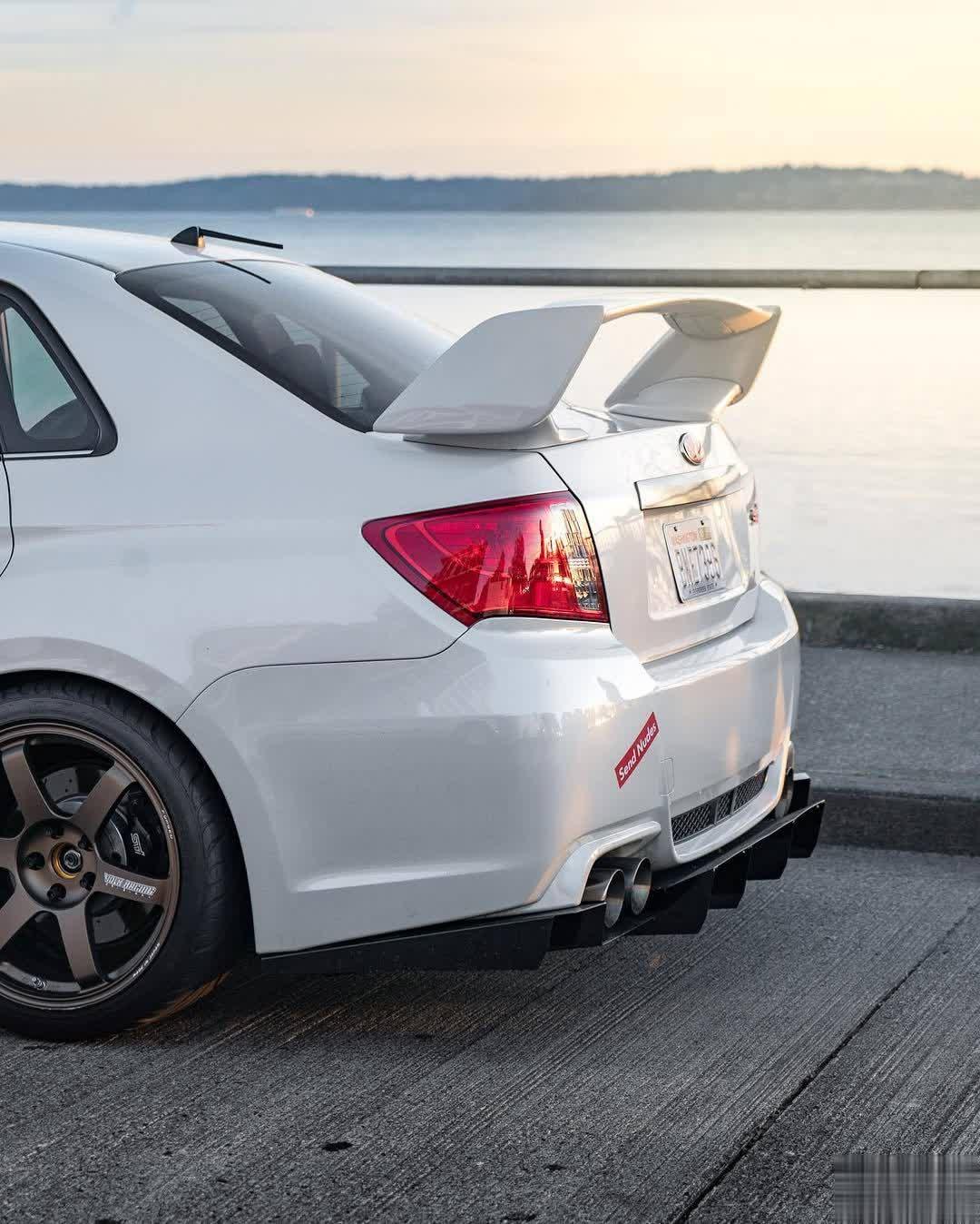 Aeroflow Dynamics Rear Diffuser V2 (2011-2014 Subaru WRX/STI Sedan) - 2