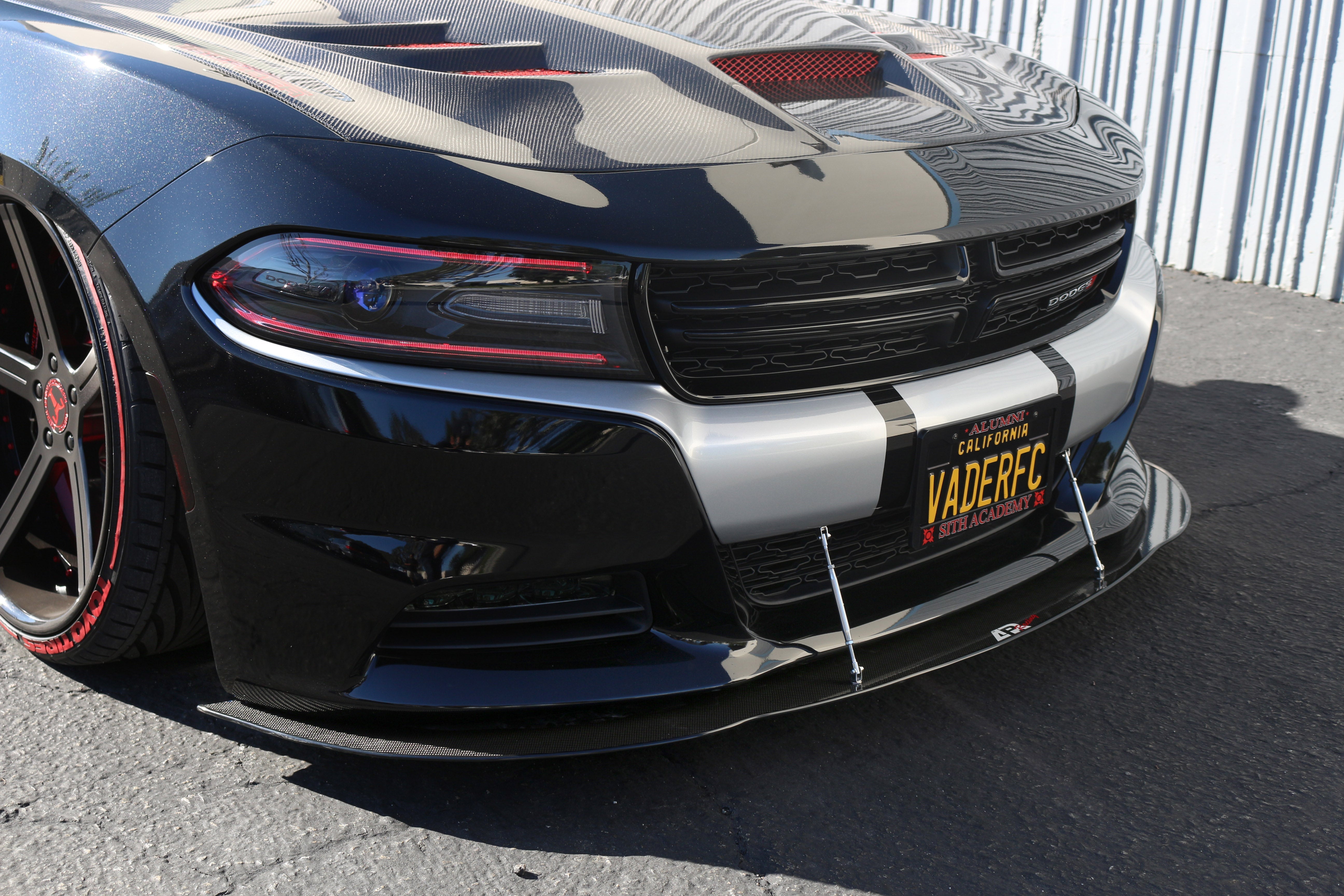 APR Carbon Fiber Front Wind Splitter (2015-2018 Dodge Charger RT/ SXT)