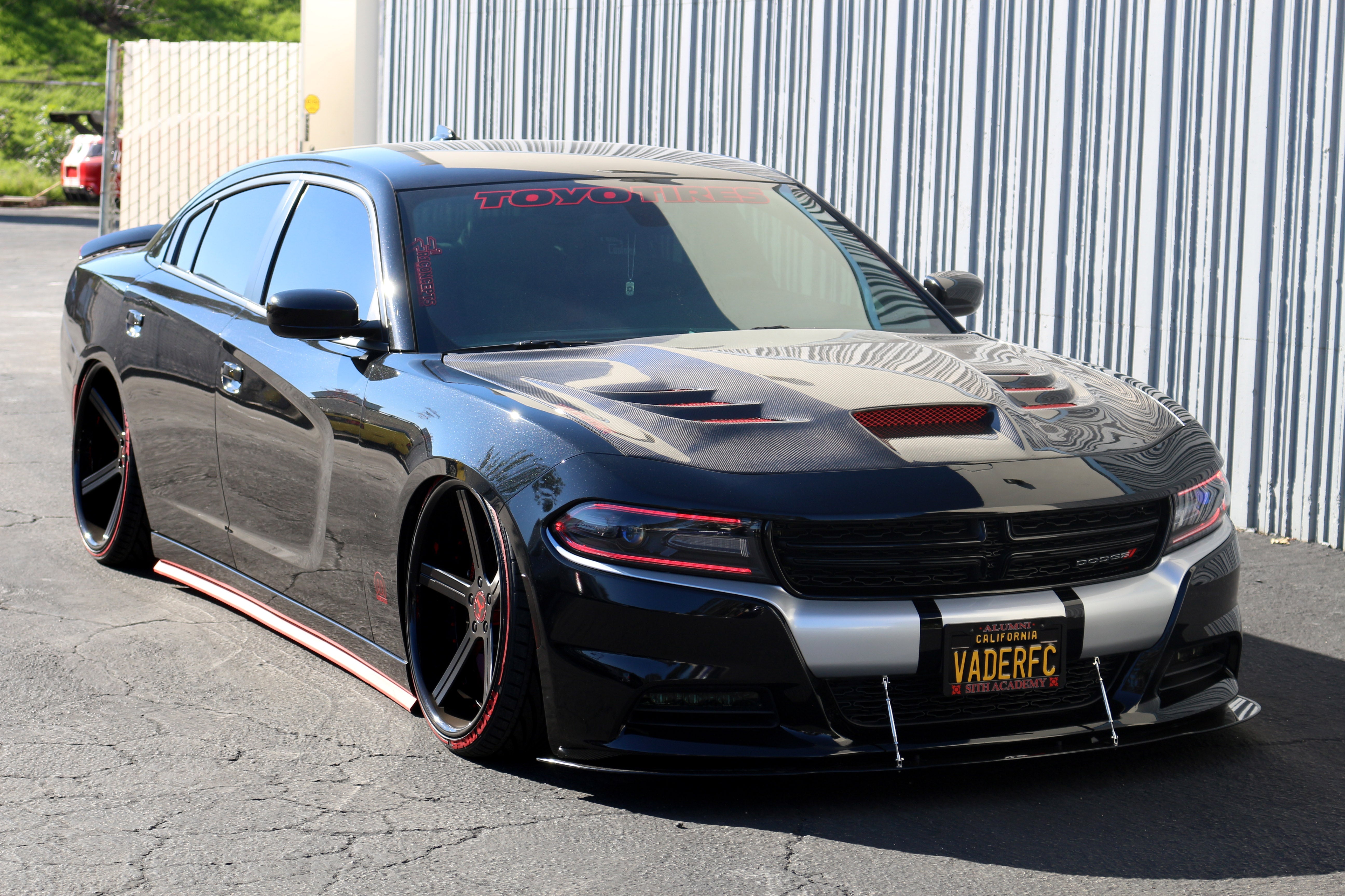 APR Carbon Fiber Front Wind Splitter (2015-2018 Dodge Charger RT/ SXT)