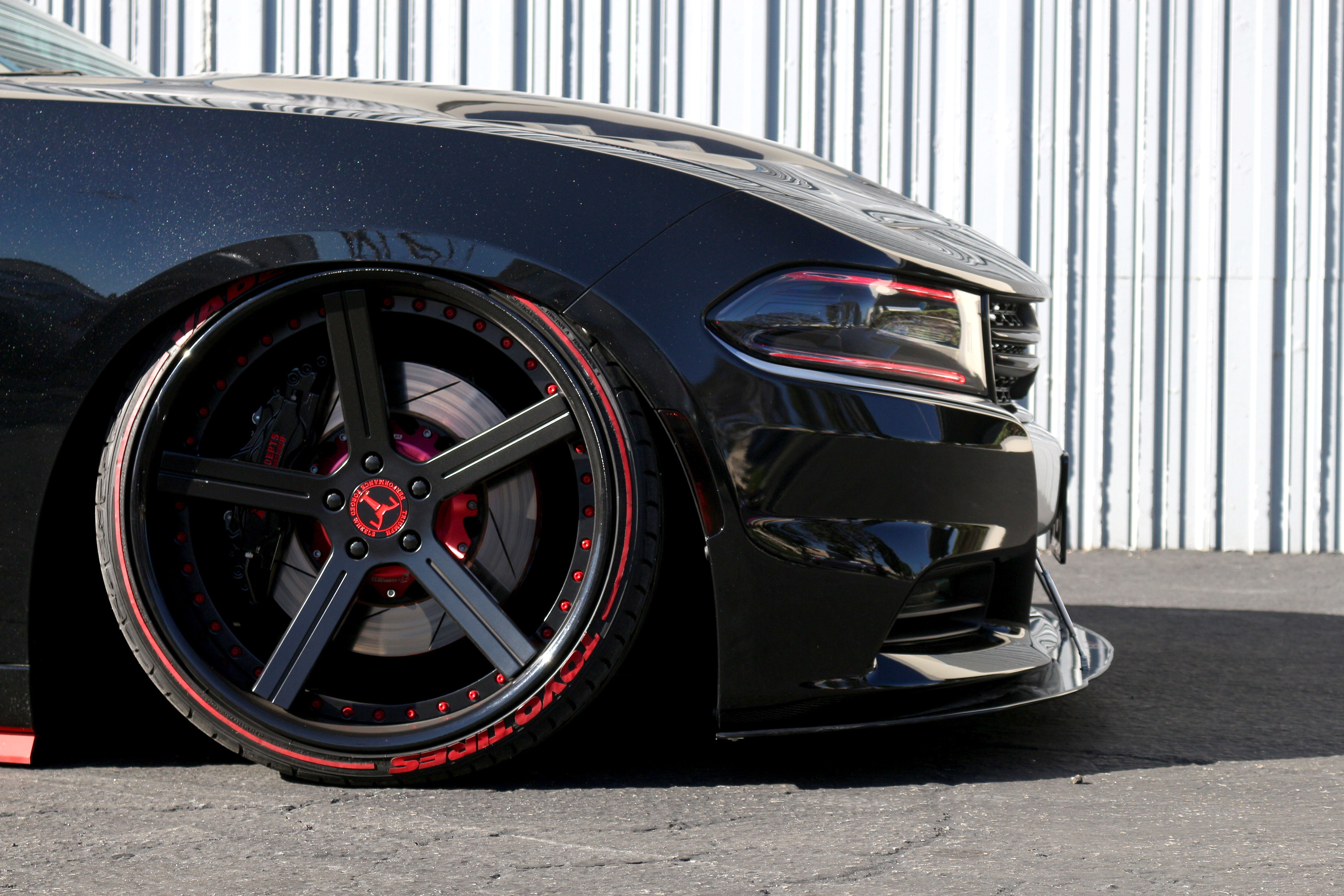 APR Carbon Fiber Front Wind Splitter (2015-2018 Dodge Charger RT/ SXT)