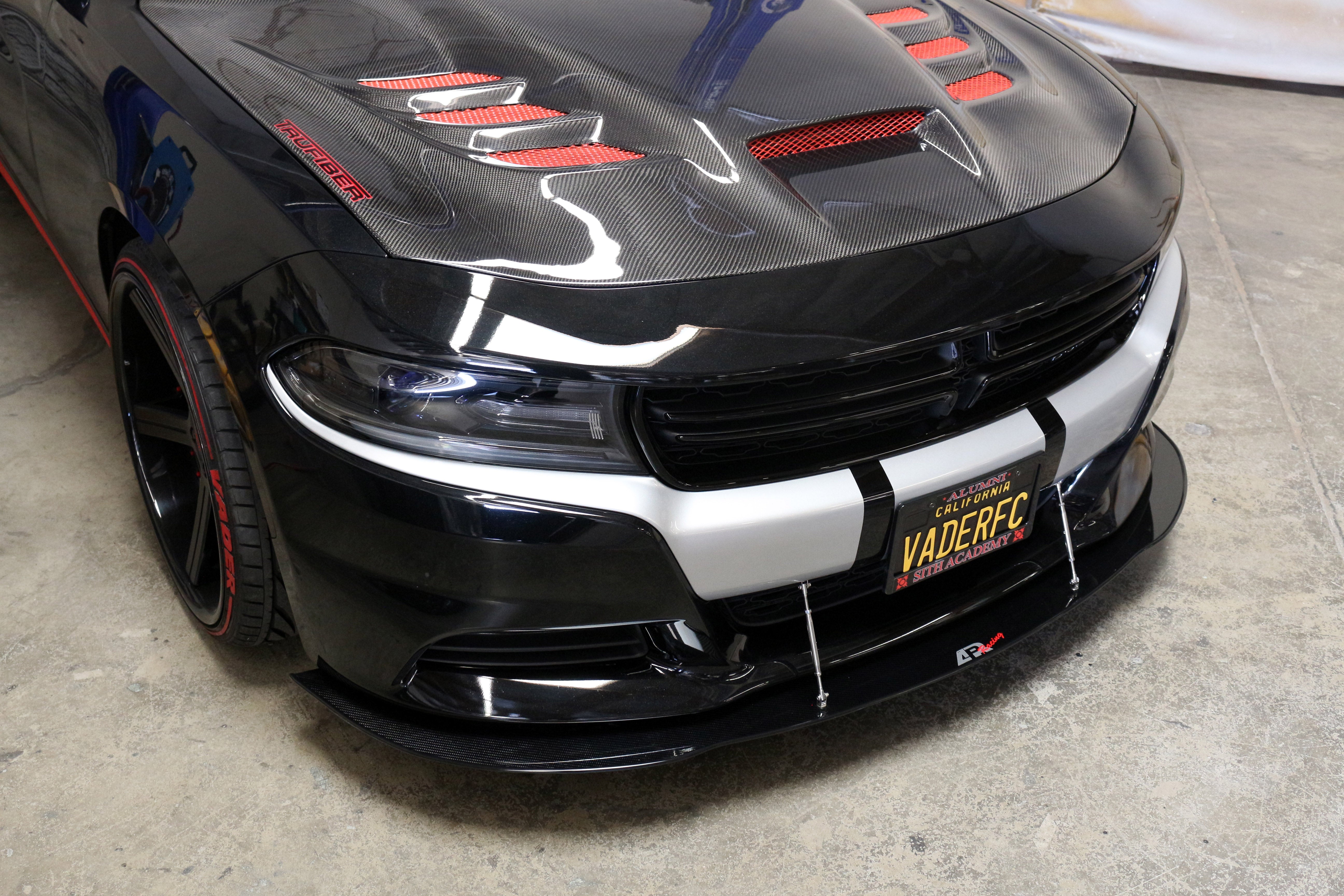 APR Carbon Fiber Front Wind Splitter (2015-2018 Dodge Charger RT/ SXT)