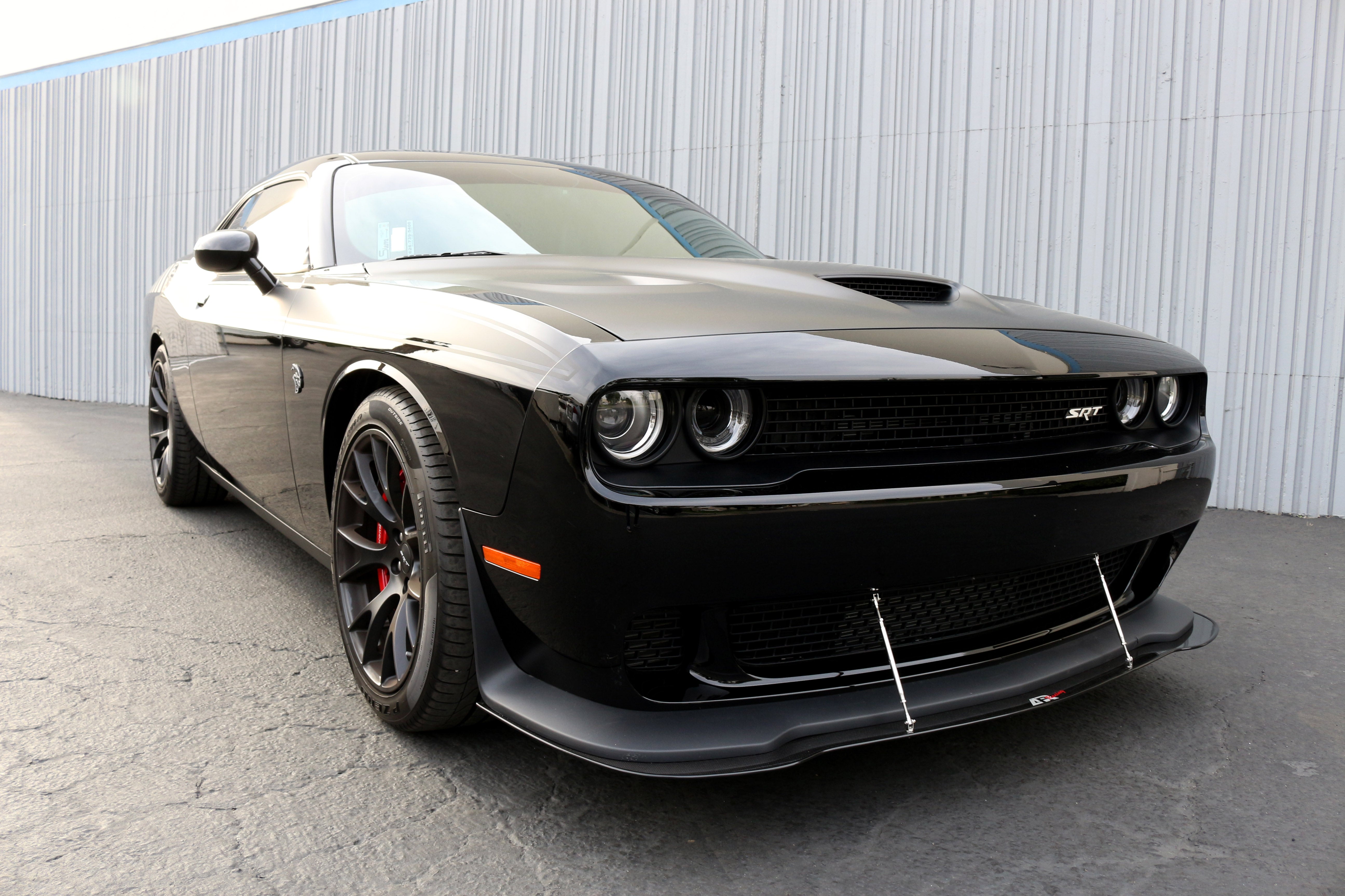APR Carbon Fiber Front Wind Splitter (2015-2023 Dodge Challenger Hellcat)