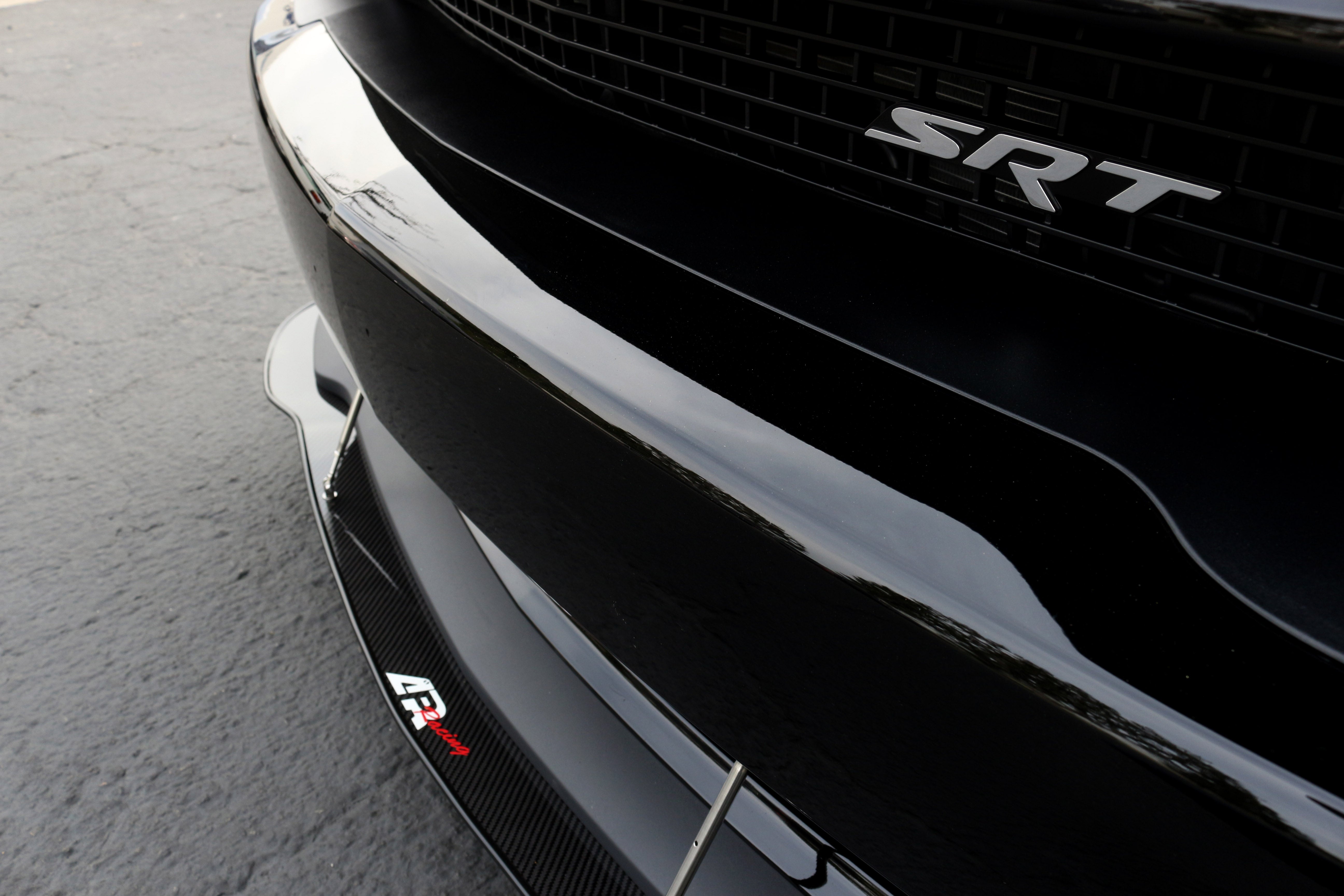 APR Carbon Fiber Front Wind Splitter (2015-2023 Dodge Challenger Hellcat)