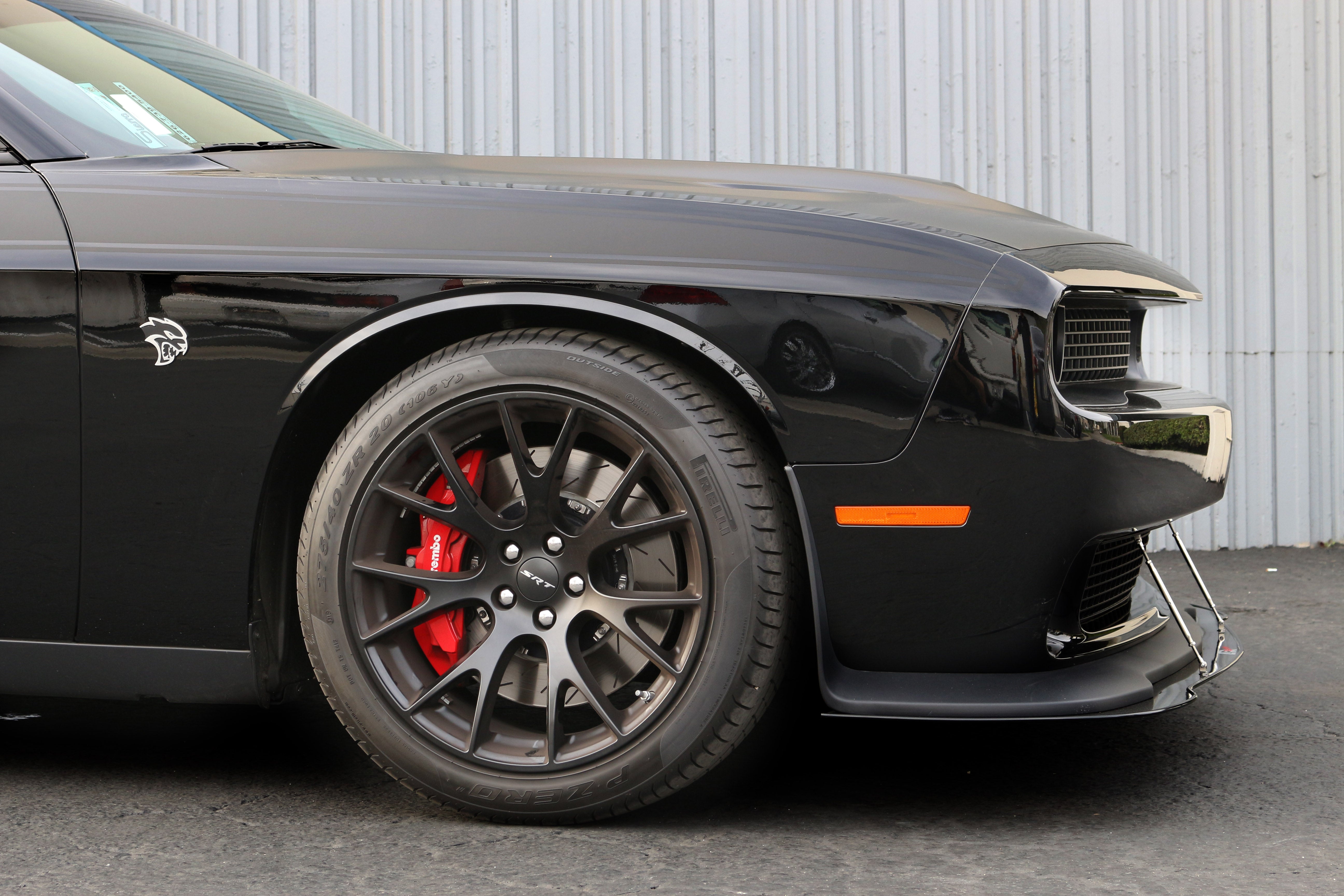 APR Carbon Fiber Front Wind Splitter (2015-2023 Dodge Challenger Hellcat)