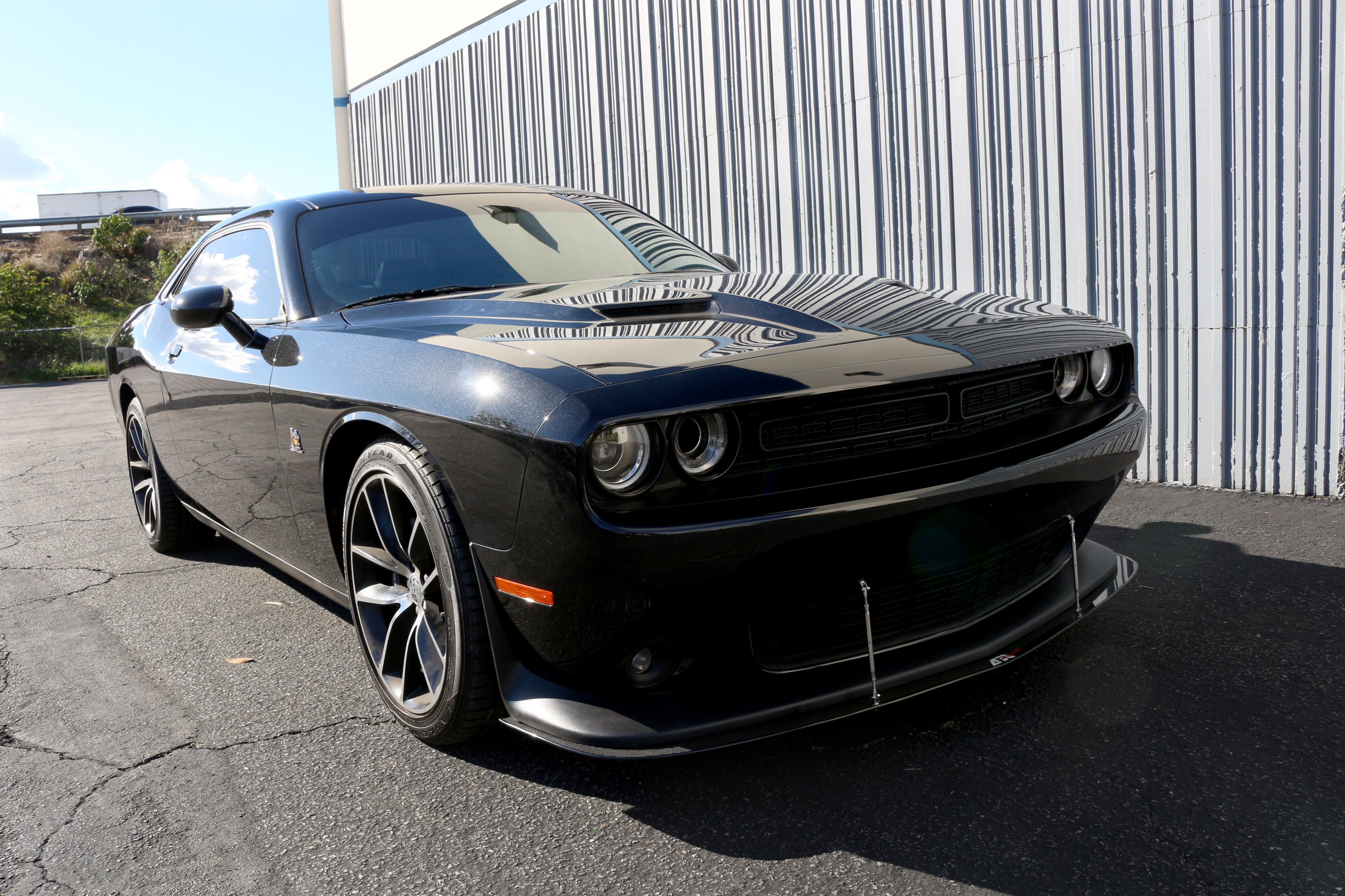 APR Carbon Fiber Front Wind Splitter (2015-2023 Dodge Challenger Scat Pack/ SRT)