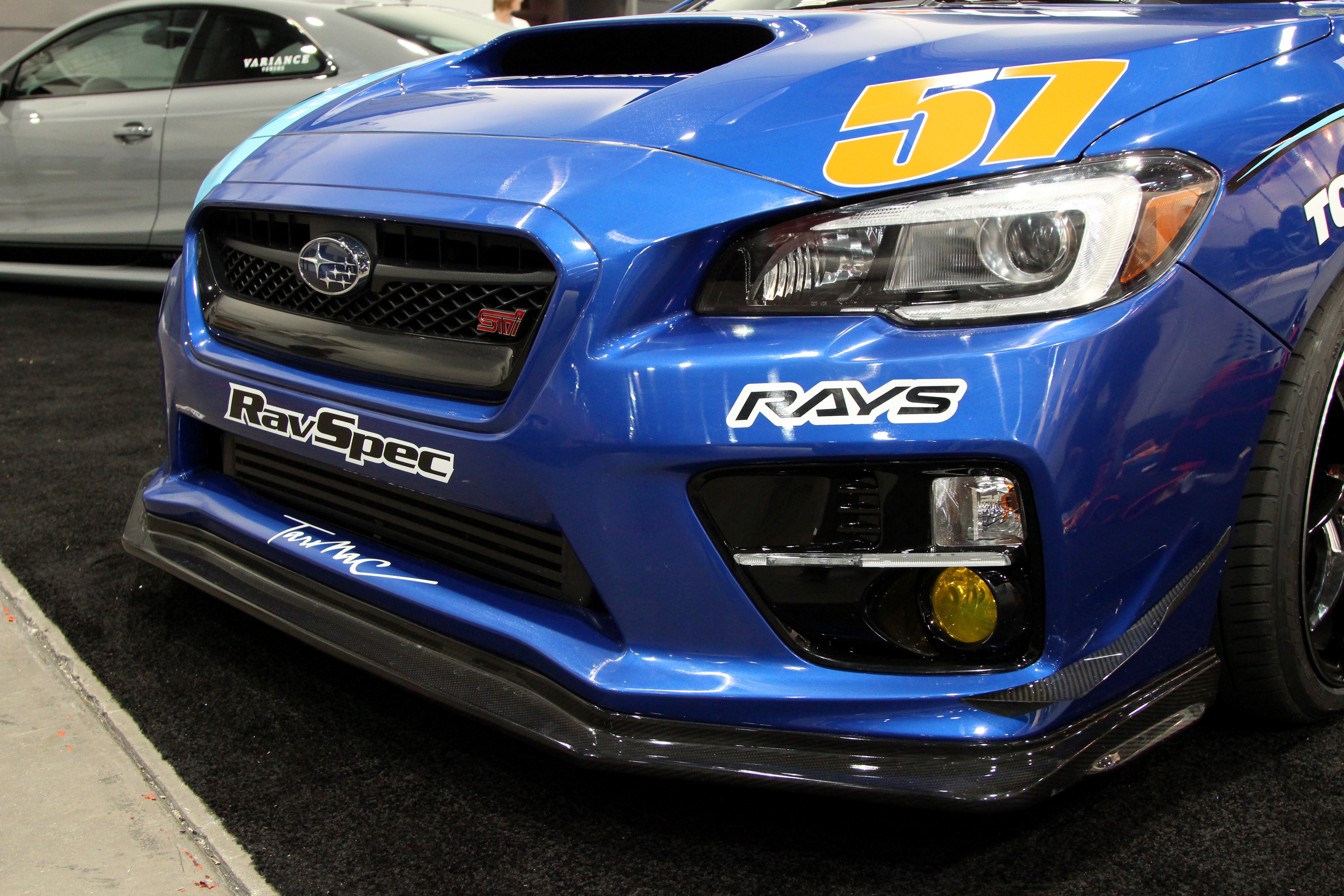 APR Carbon Fiber Front Bumper Bottom Canards (2015-2017 Subaru WRX STI)
