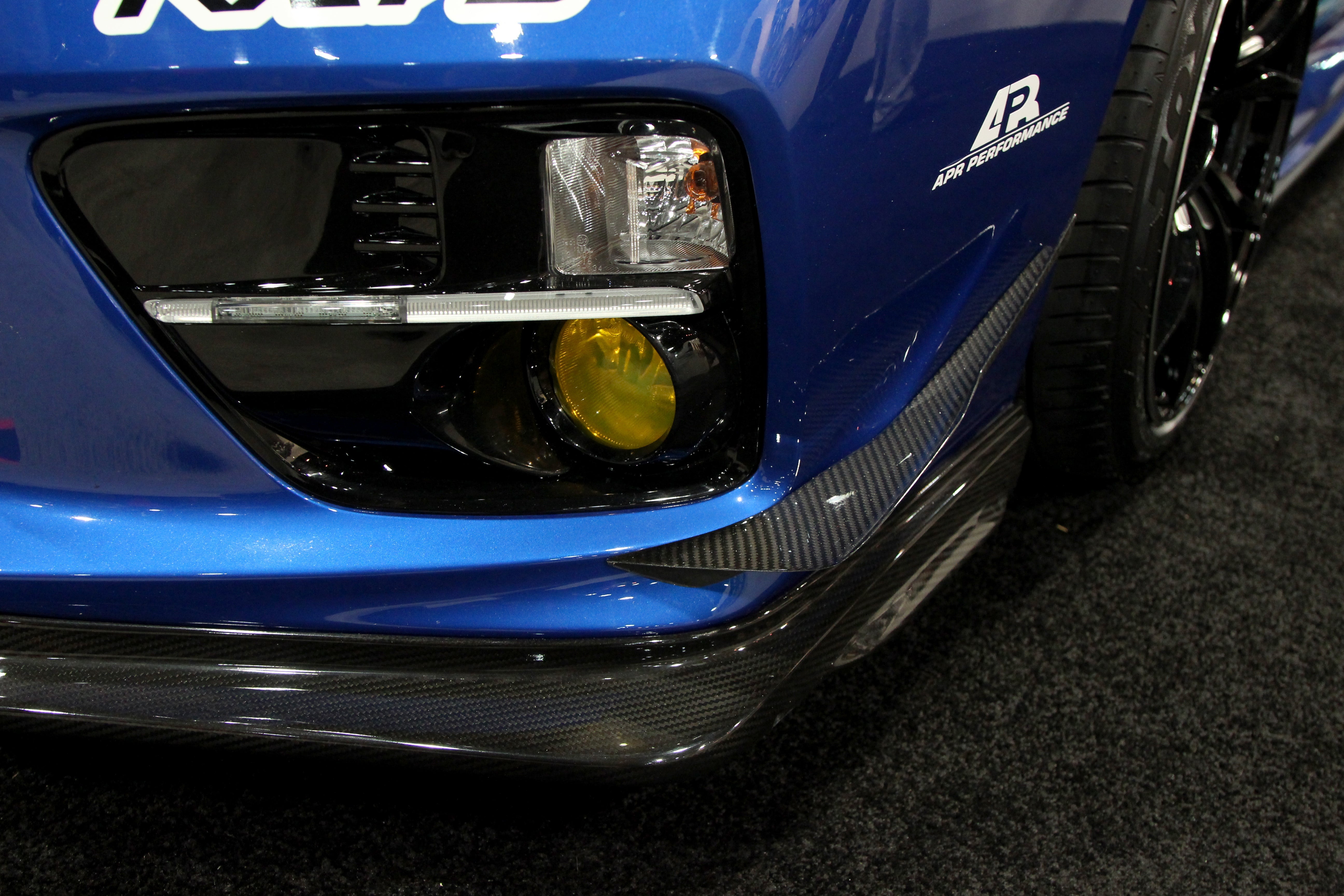 APR Carbon Fiber Front Bumper Bottom Canards (2015-2017 Subaru WRX STI)