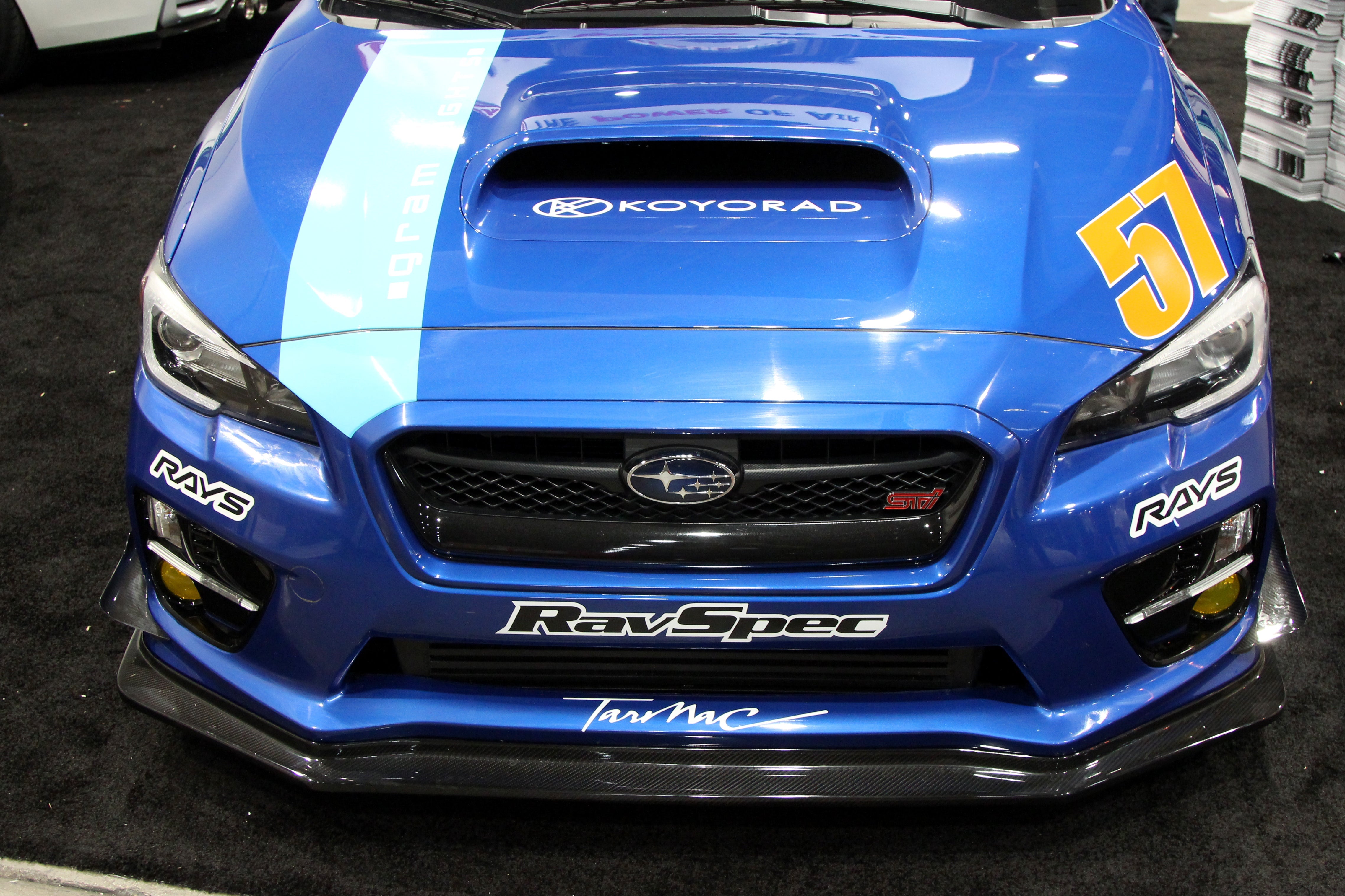APR Carbon Fiber Front Bumper Bottom Canards (2015-2017 Subaru WRX STI)