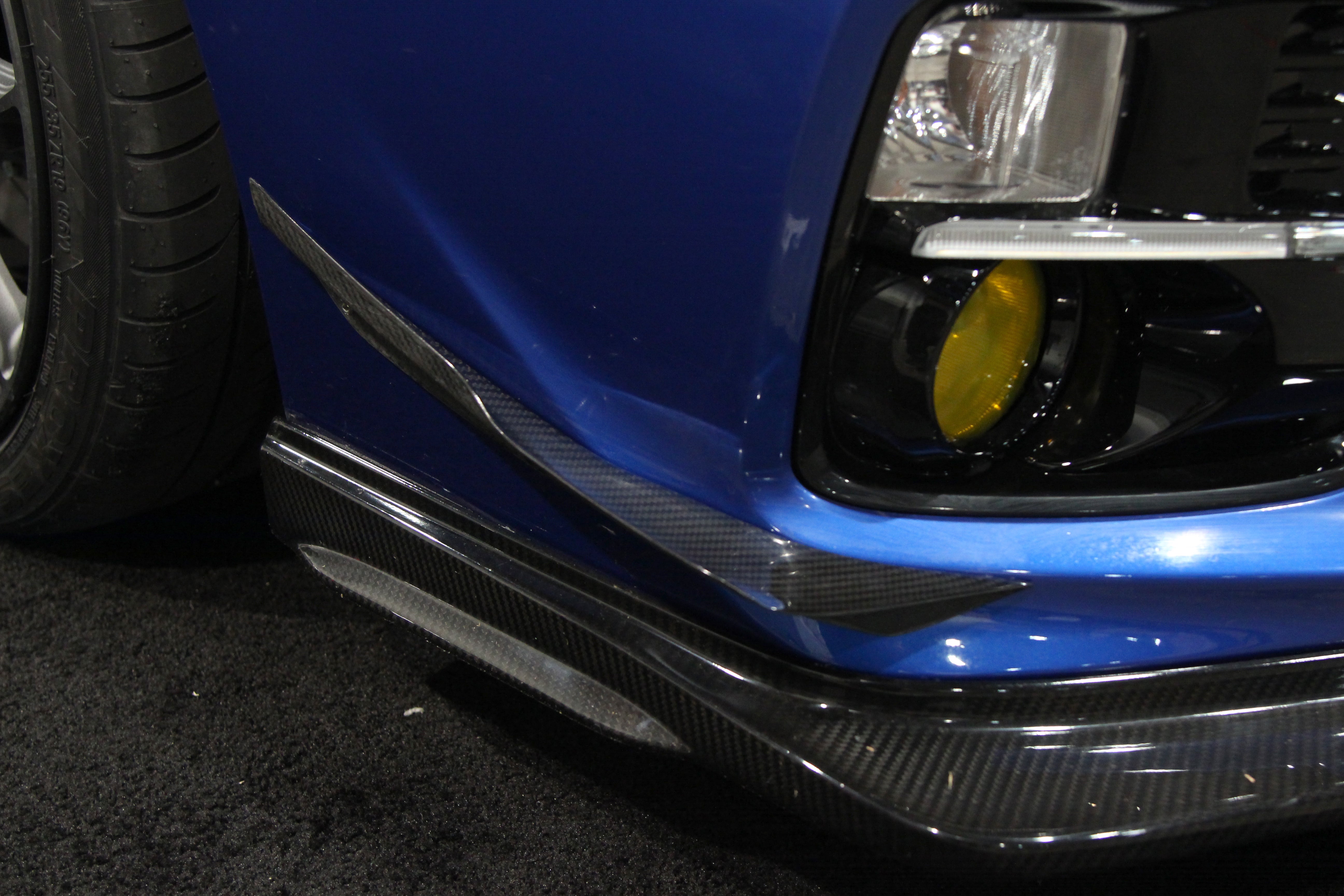 APR Carbon Fiber Front Bumper Bottom Canards (2015-2017 Subaru WRX STI)
