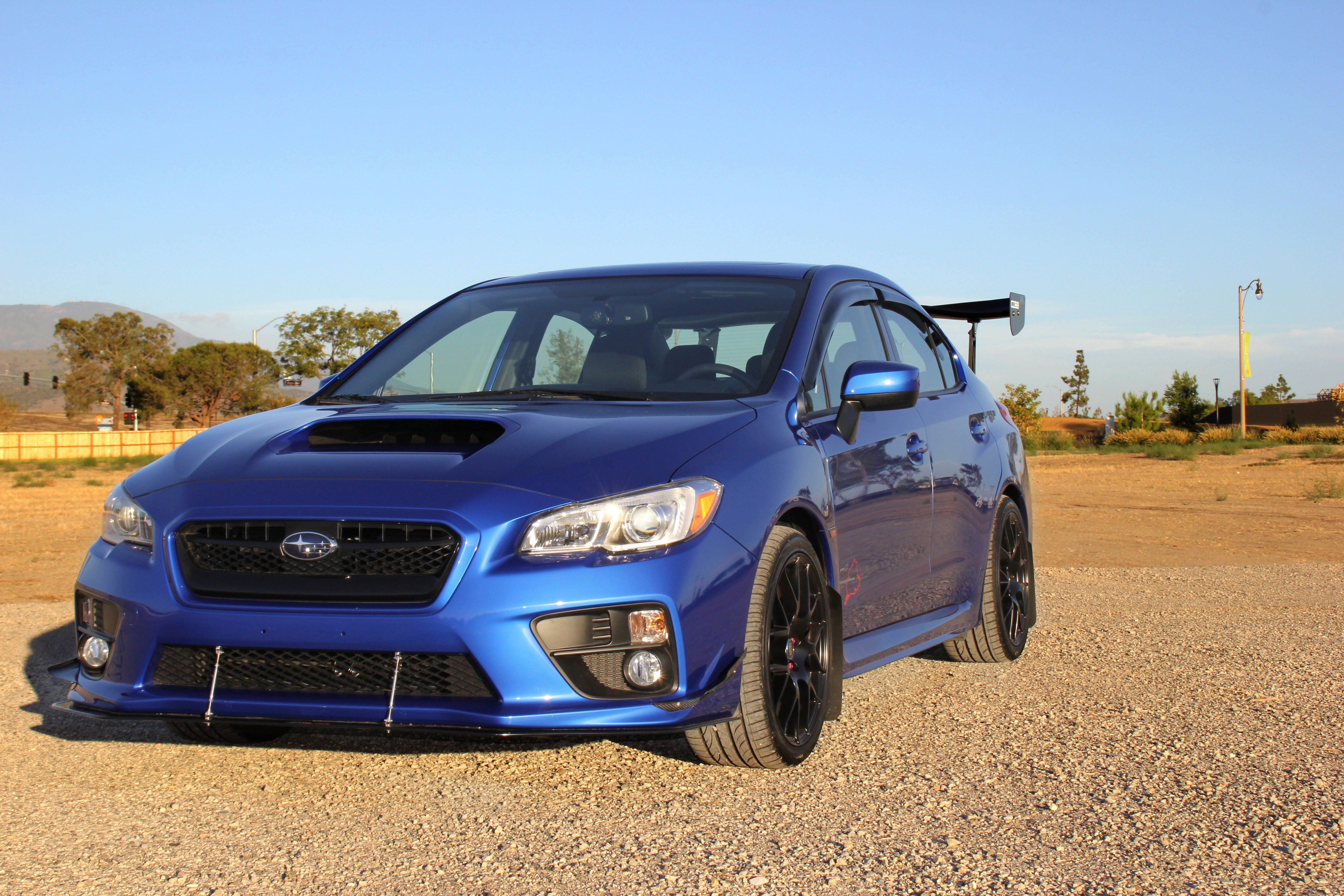 Divisor de viento de fibra de carbono APR con varillas (Subaru WRX 2015-2017)