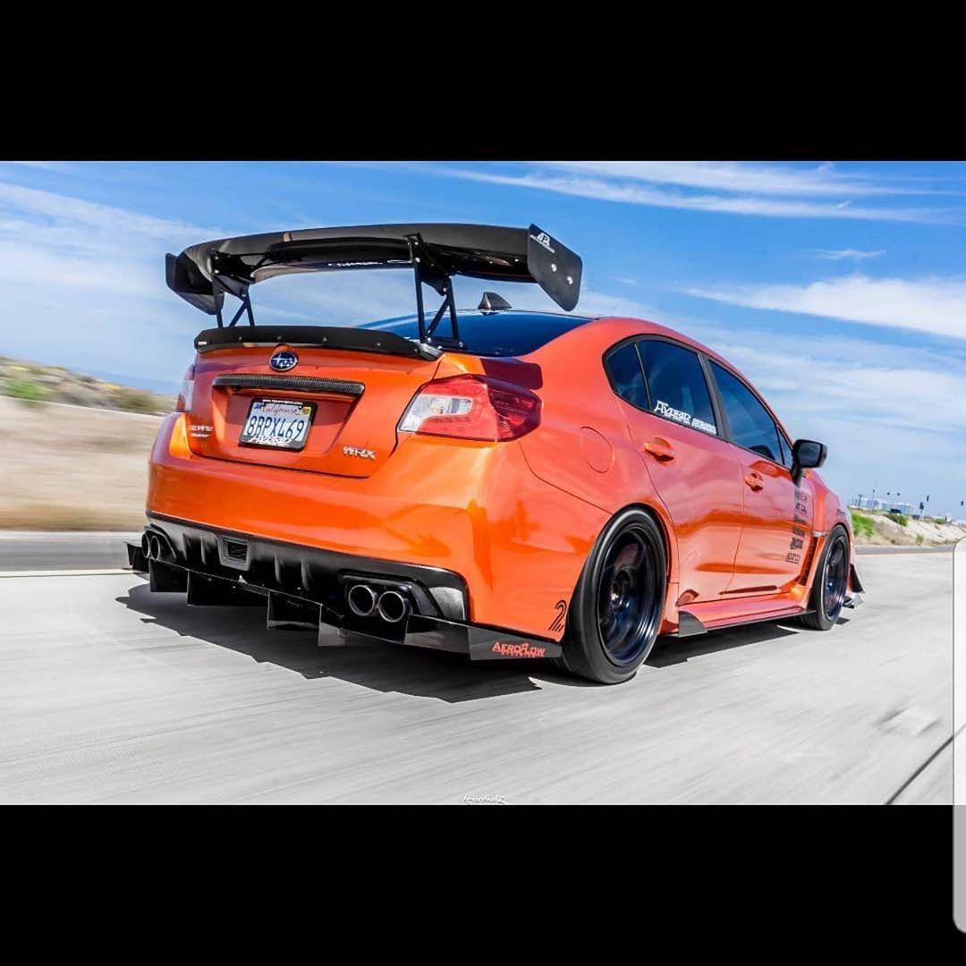 Aeroflow Dynamics Rear Diffuser V2 (2015-2021 Subaru WRX/STI) - 2