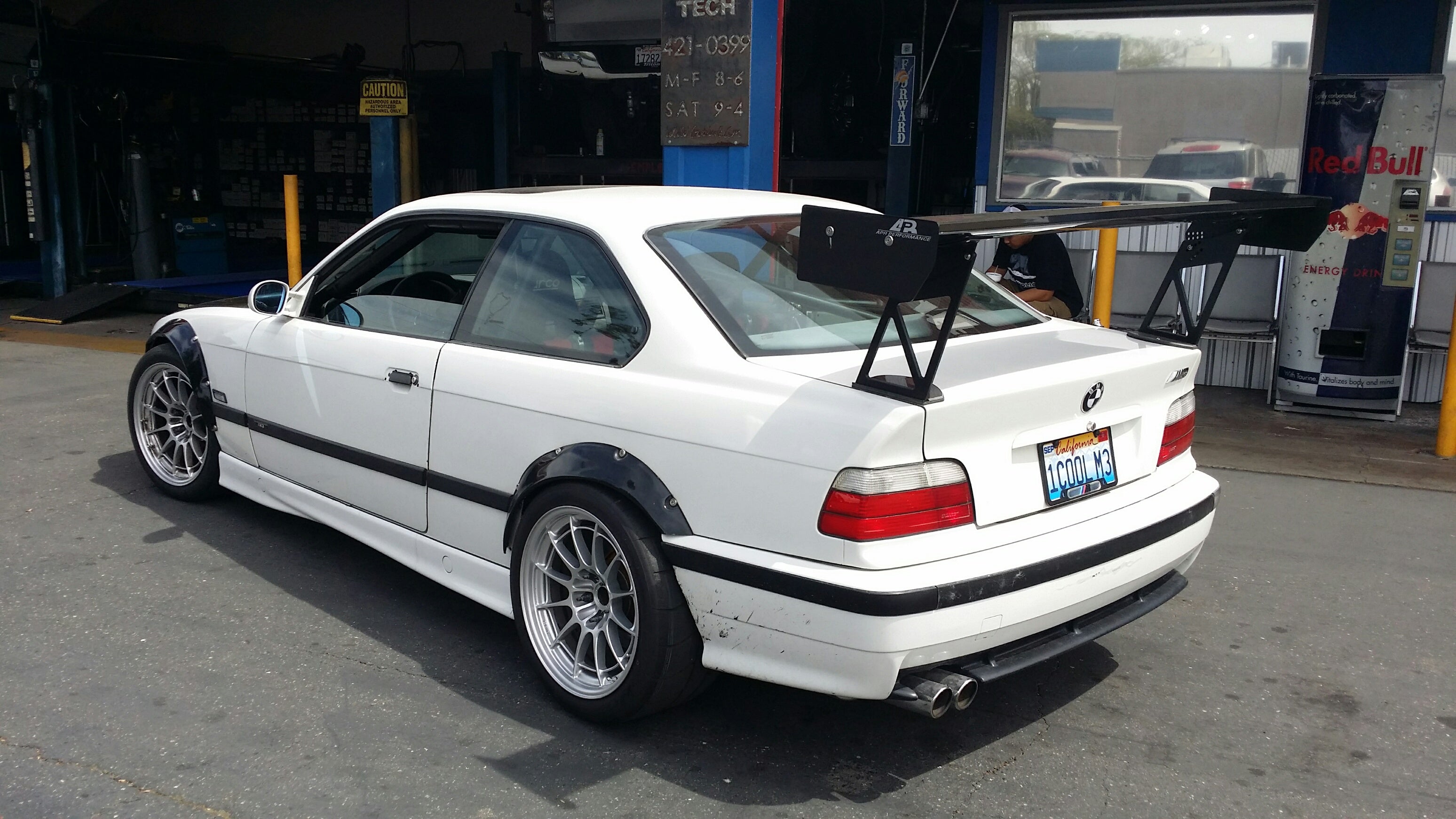 APR GT-250 Carbon Fiber Adjustable Wing (BMW E36 Coupe)