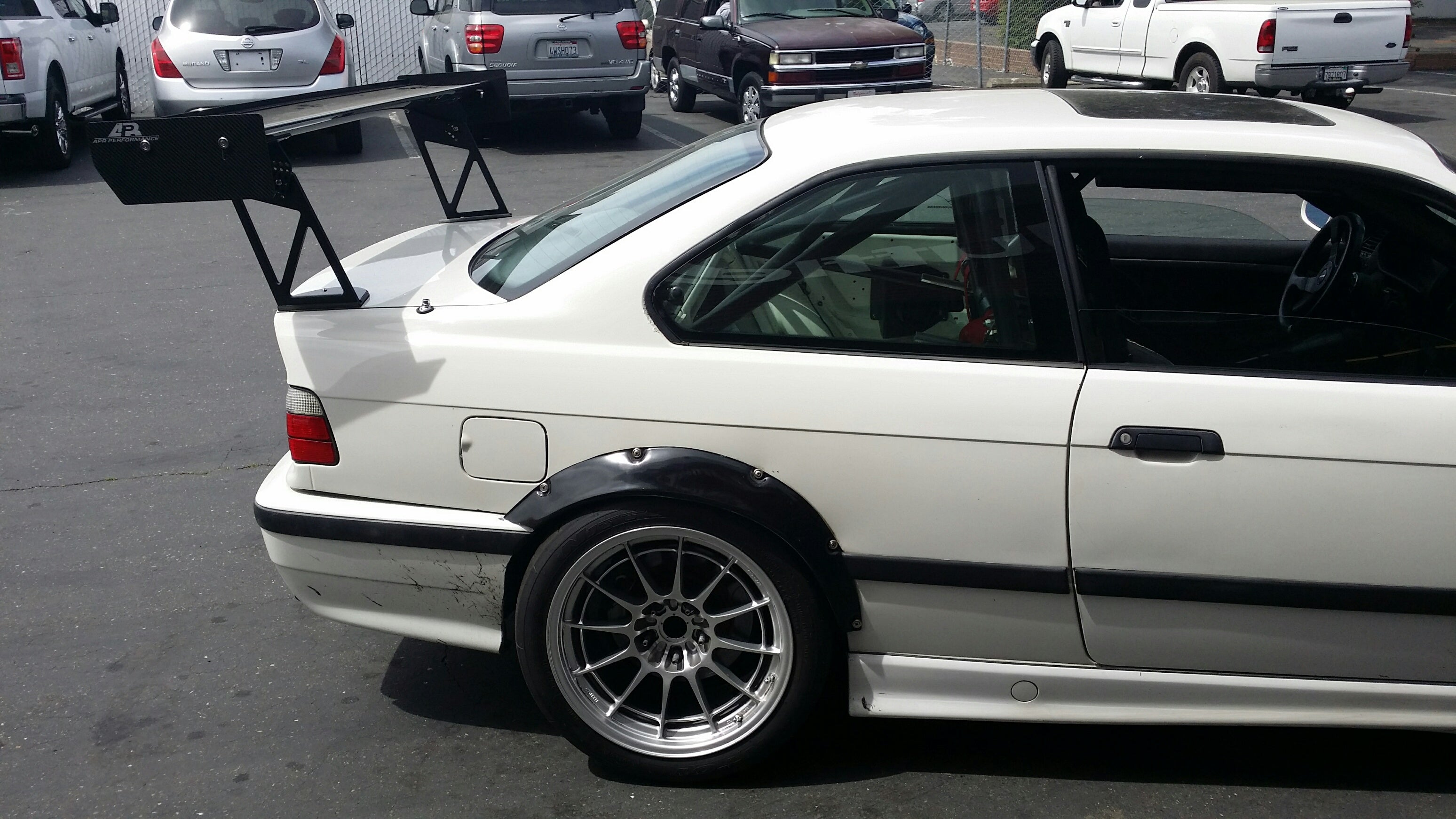 APR GT-250 Carbon Fiber Adjustable Wing (BMW E36 Coupe)