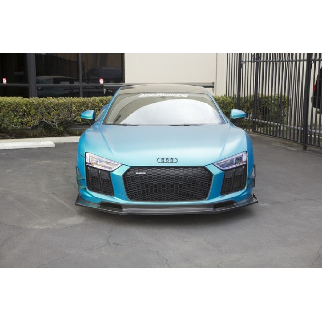 APR Carbon Fiber Front Bumper Canards (2016-2018 Audi R8)