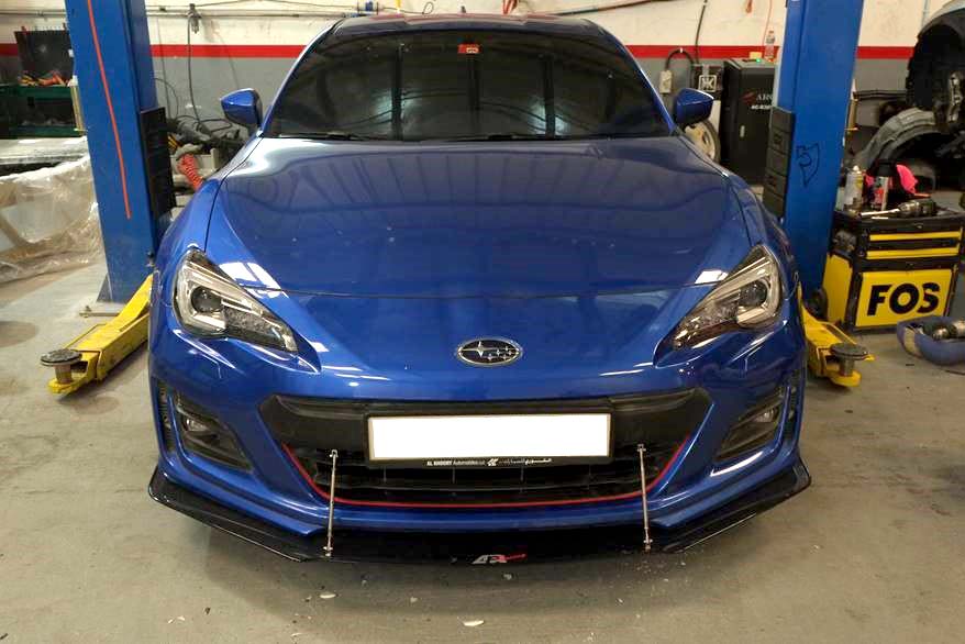APR Carbon Fiber Wind Splitter w/ Rods (2017-2021 Subaru BRZ)