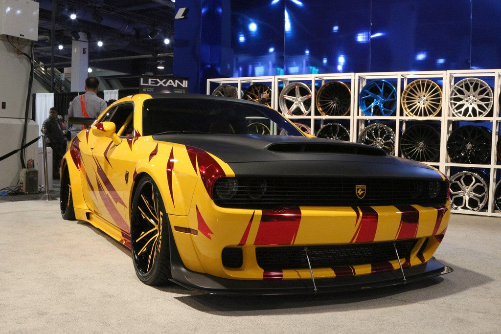 APR Widebody Carbon Fiber Front Wind Splitter (2018-2023 Dodge Challenger Demon/ Hellcat)
