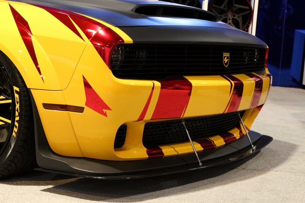 APR Widebody Carbon Fiber Front Wind Splitter (2018-2023 Dodge Challenger Demon/ Hellcat)