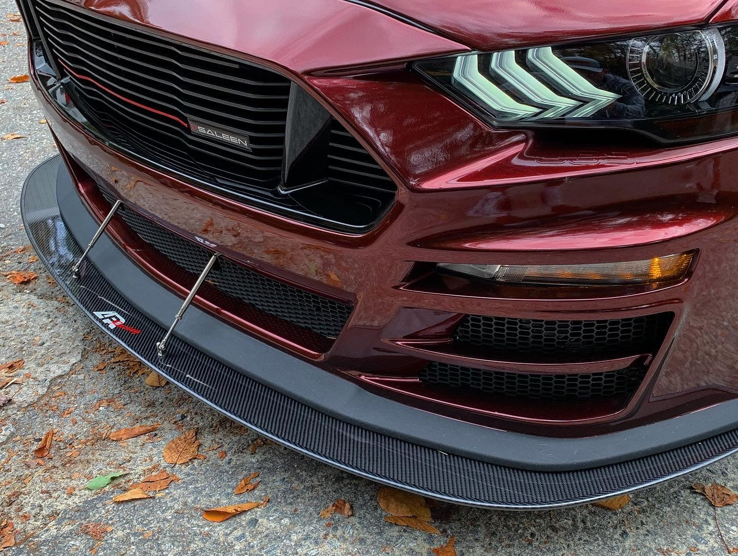 APR Carbon Fiber Front Wind Splitter (2018-2023 Ford Mustang S550)
