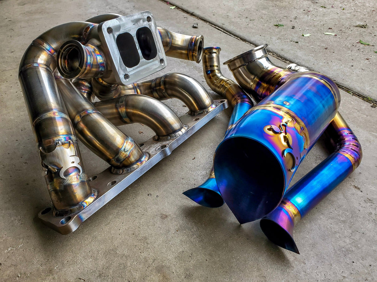BS Fab Top Mount Manifold | Mitsubishi Evo X