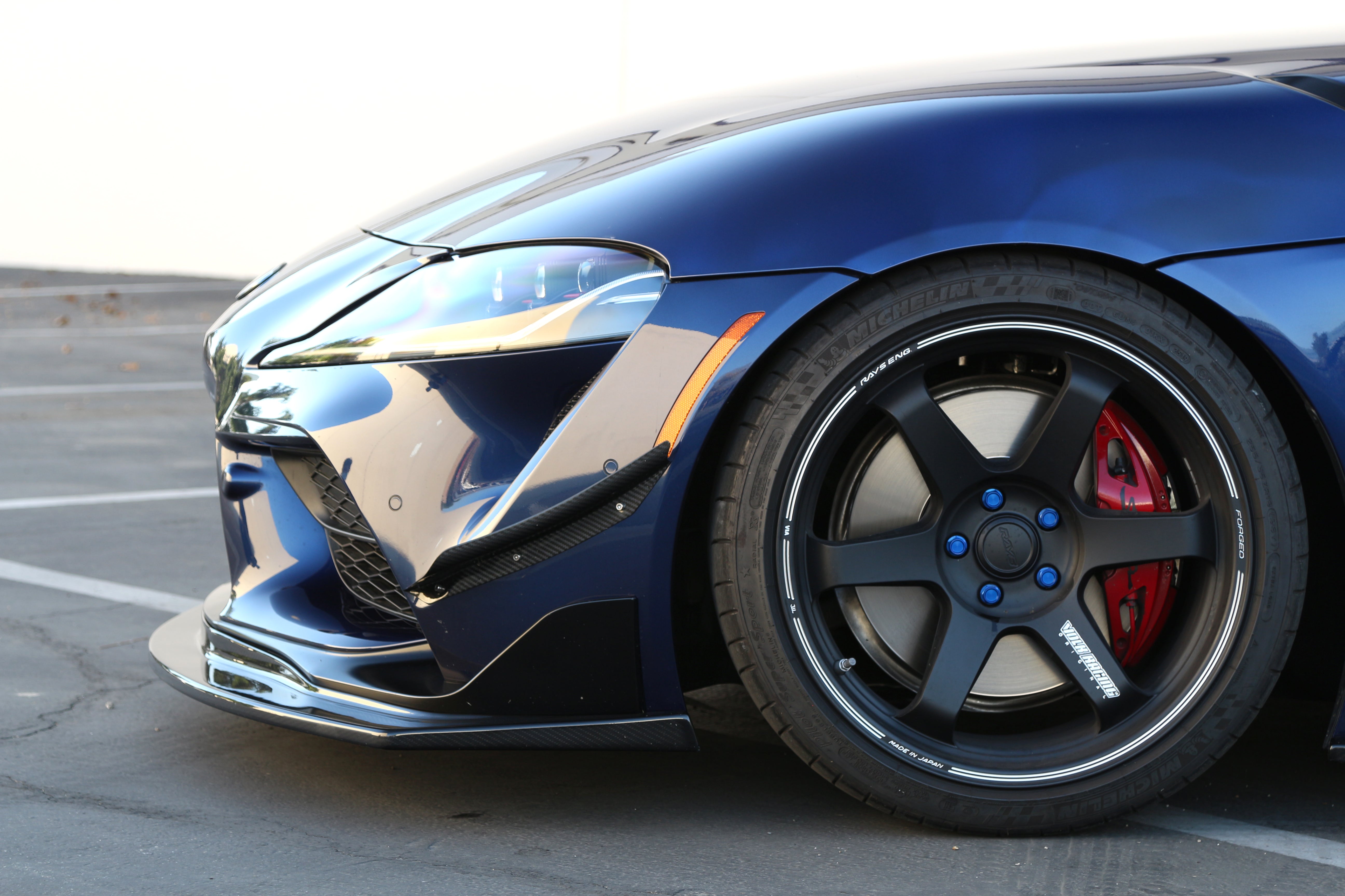 APR Carbon Fiber Front Bumper Canards (2020-2023 Toyota Supra A90/91)