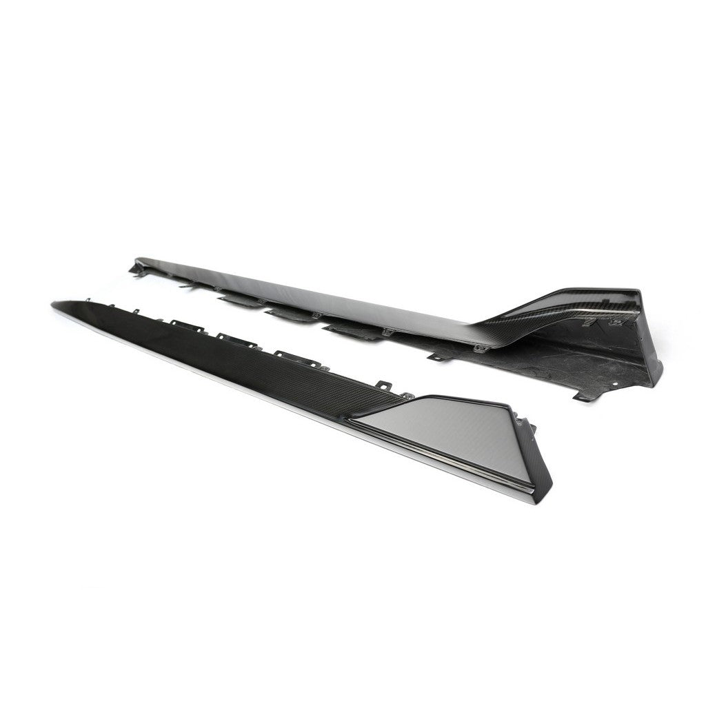 Extensiones de estribos laterales/faldones laterales de fibra de carbono APR (Toyota Supra A90/91, 2020-2023)