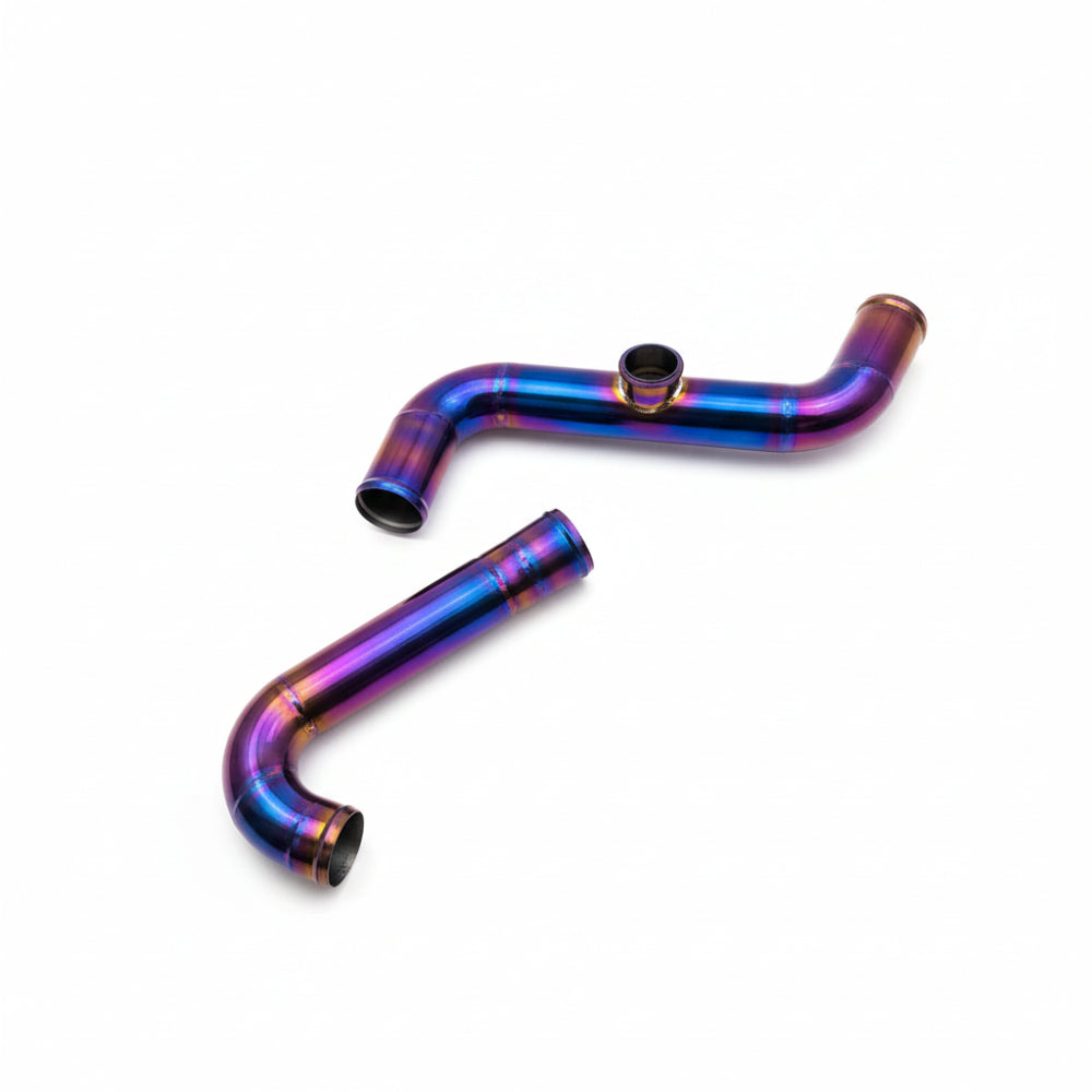 BS Fab Titanium Upper Intercooler Piping | Mitsubishi Evo 8/9
