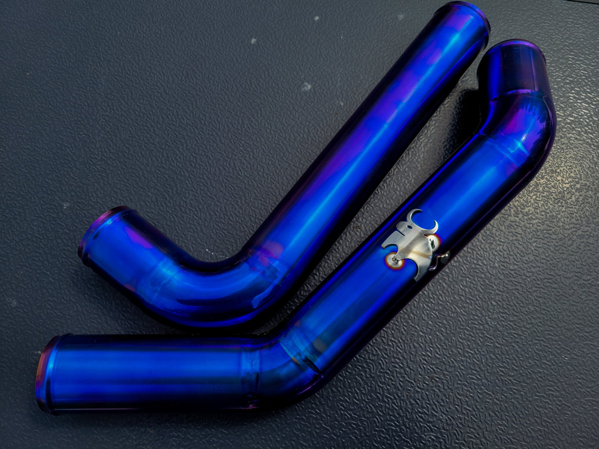 BS Fab Titanium Upper Intercooler Piping | Mitsubishi Evo X