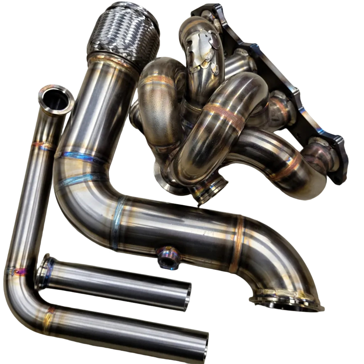 BS Fab V-Band Forward Facing | Mitsubishi Evo 8/9
