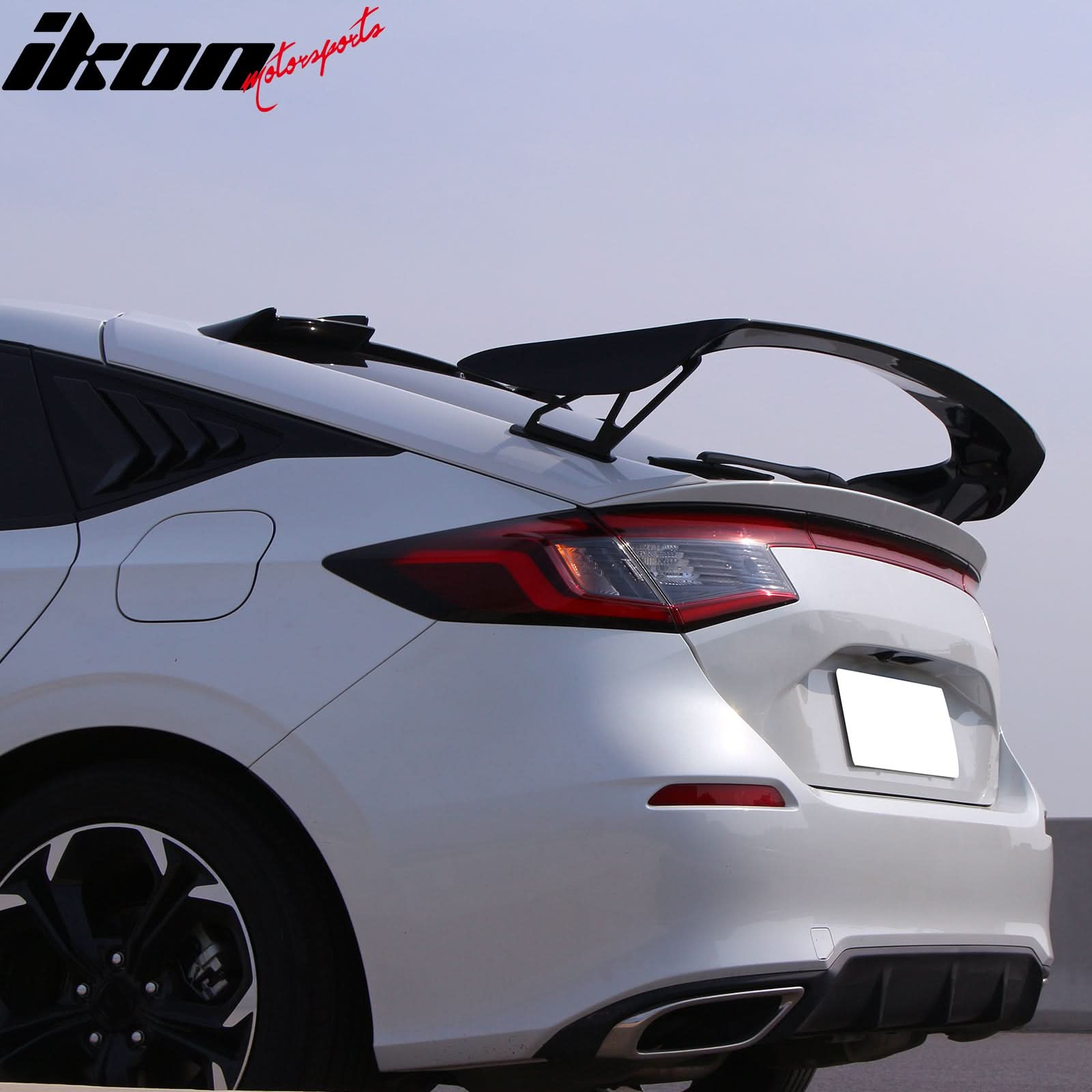 2022-2024 Honda Civic Type R Gloss Trunk Spoiler Mounting Plate ABS