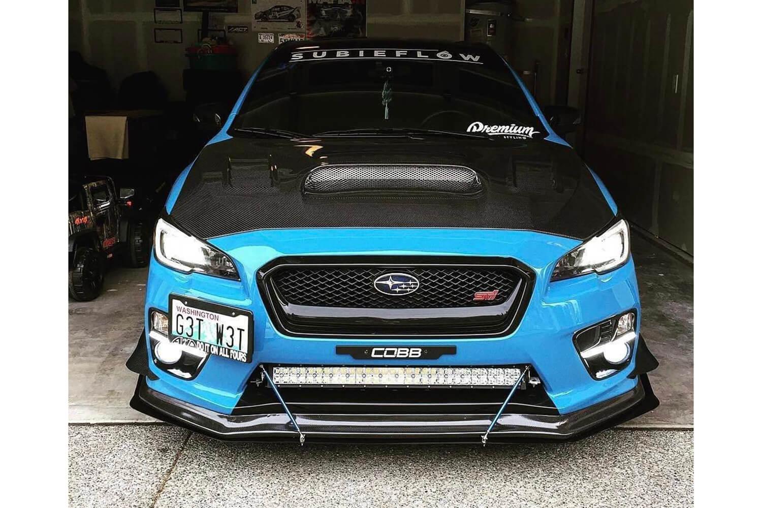 Aeroflow Dynamics 2015-2021 Subaru Wrx/Sti Front Splitter V2