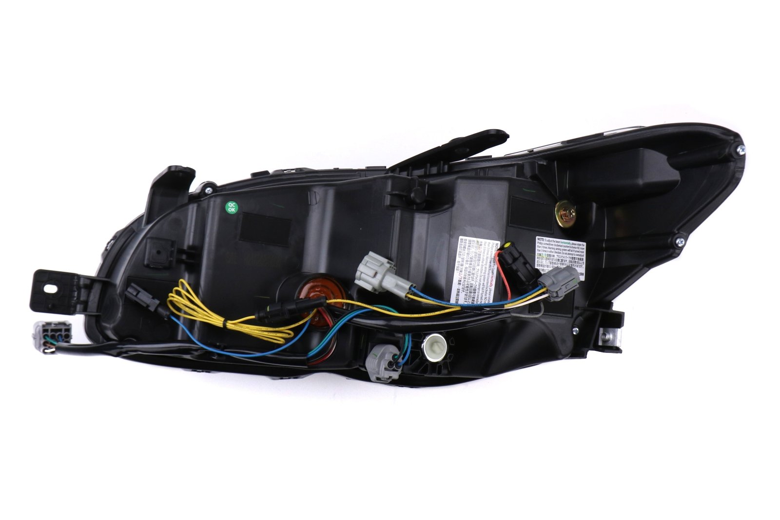 OLM Sokudo LED Headlights with DRL + Sequential Turns - 2015 - 2021 Subaru WRX / STI - 9