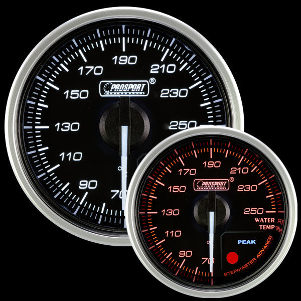 Prosport 2-1/16" Supreme Series Electrical Water Temperature Gauge