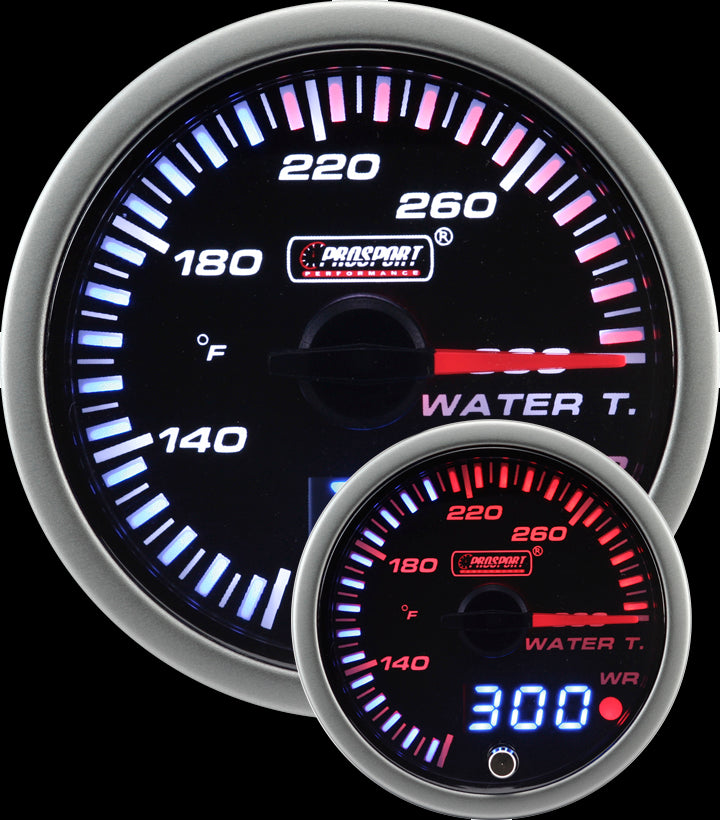 Prosport 2-1/16" JDM Electrical Water Temperature Gauge