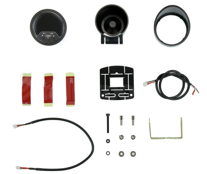 Medidor de voltios eléctrico Prosport Premium Evo de 2-1/16"