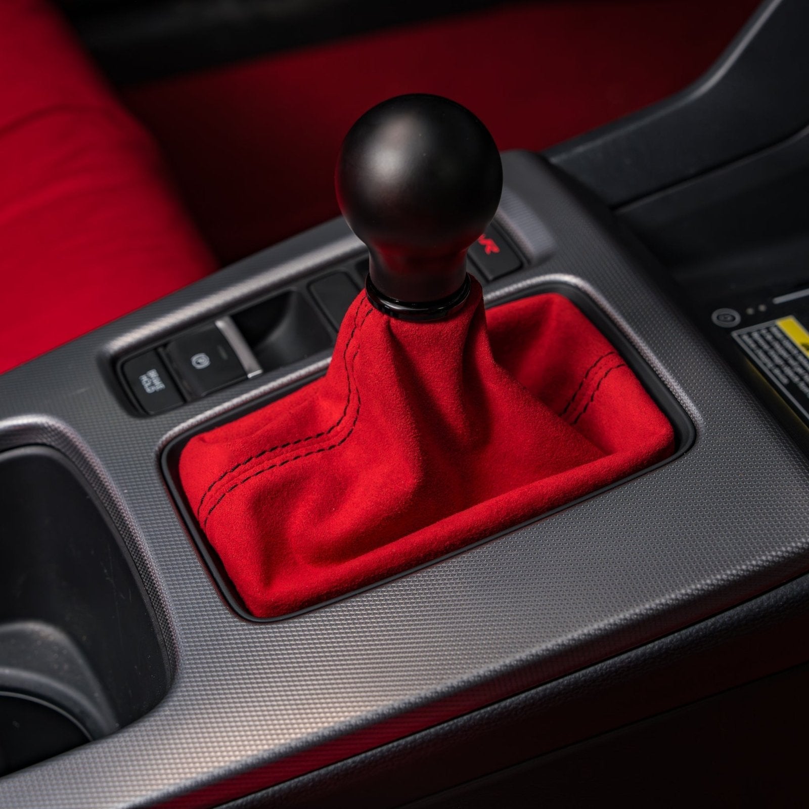 Billetworkz Premium Alcantara Shift Boot – Honda Civic Si/Type R 2023+ - 7