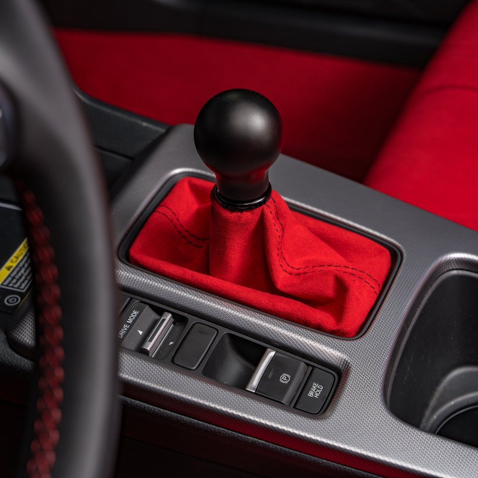 Billetworkz Premium Alcantara Shift Boot – Honda Civic Si/Type R 2023+ - 6