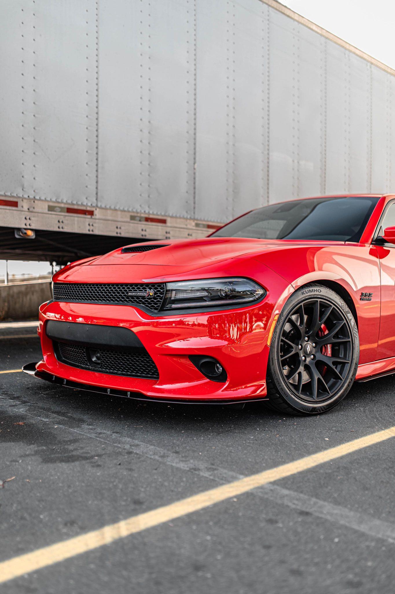 Aeroflow Dynamics Front Splitter V1 (2015-2022 Dodge Charger Scatpack/Hellcat/Daytona)