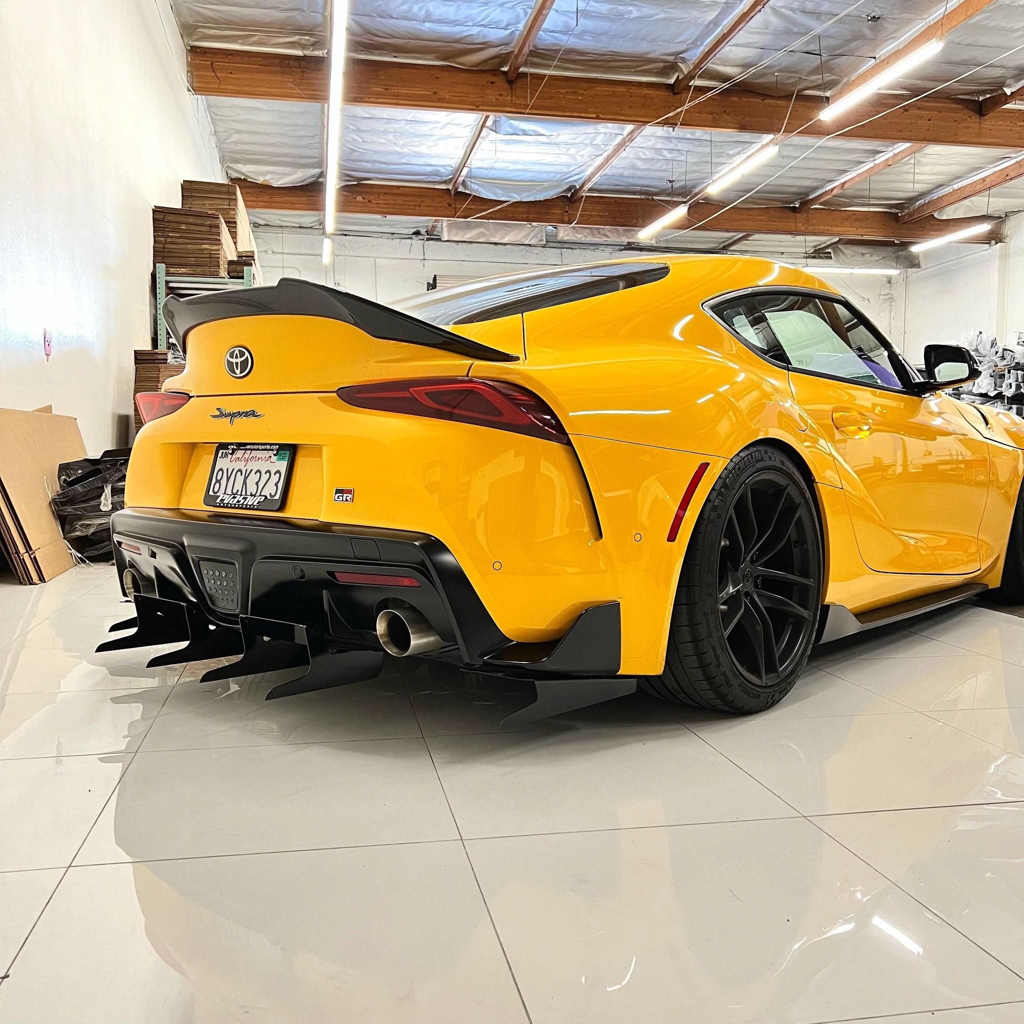 Aeroflow Dynamics Rear Diffuser V5 (2020-2022 Toyota Supra A90) - 2