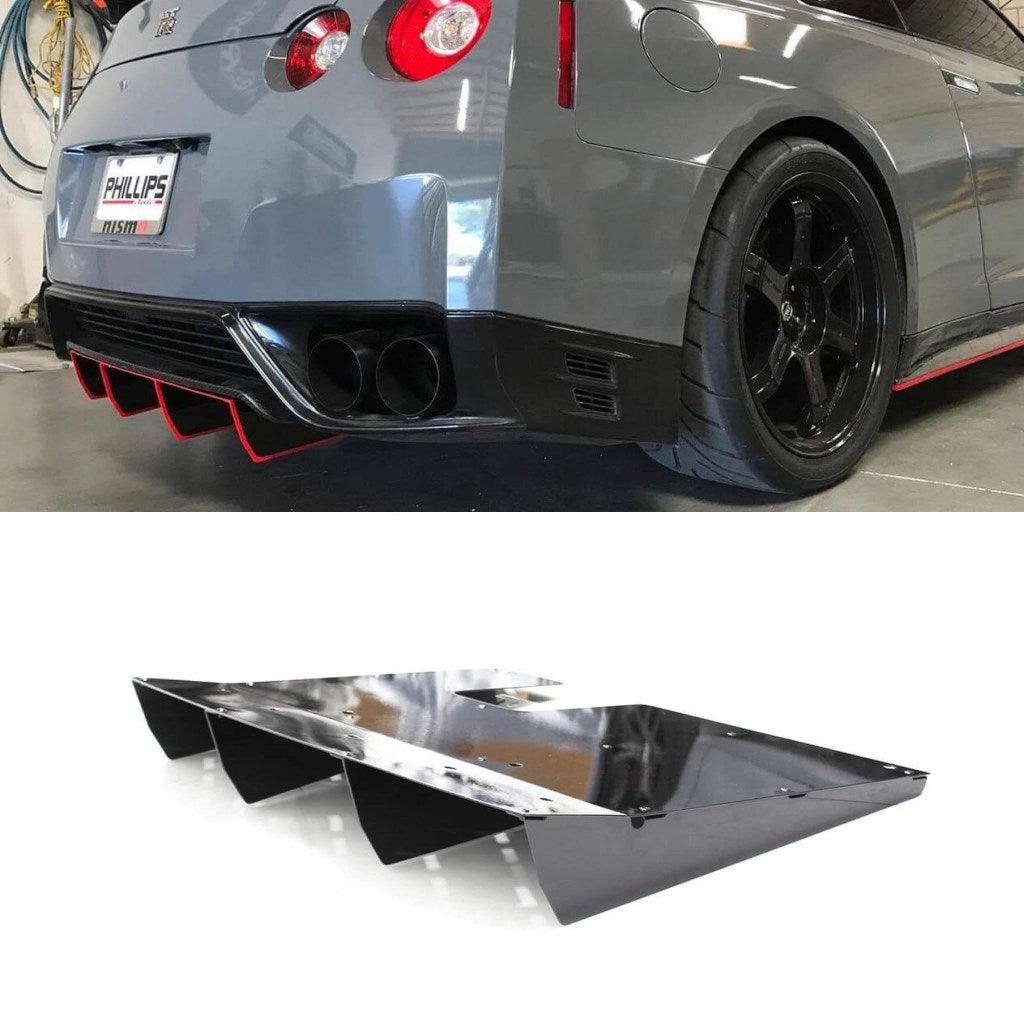 Aeroflow Dynamics Rear Diffuser V1 (2012-2020 Nissan GTR) - 1