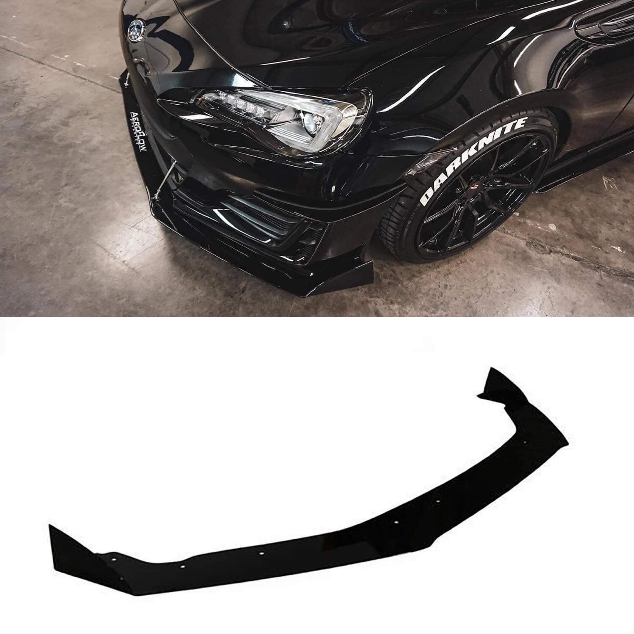 Divisor delantero V2 para Subaru Brz 2013-2019 con dinámica de flujo de aire